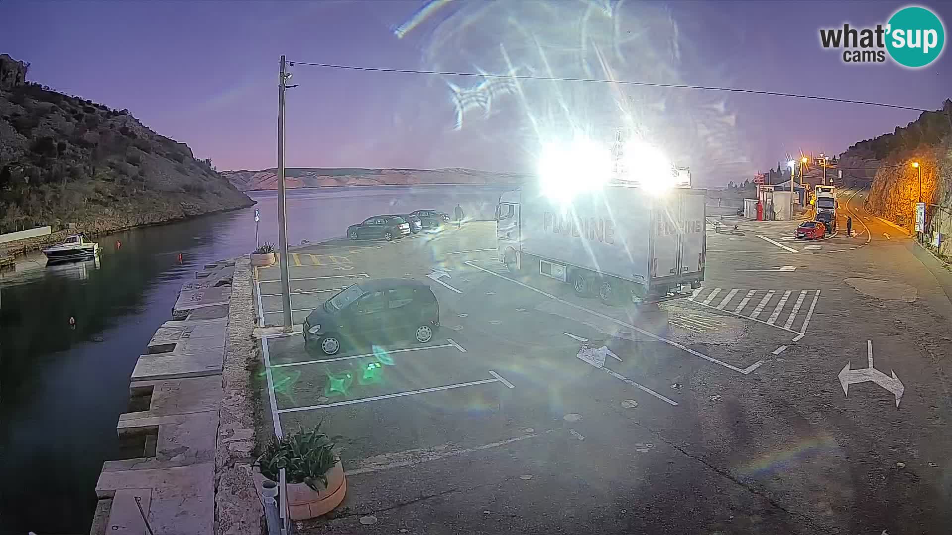 Webcam porto traghetti di Prizna – per l’isola di Pag