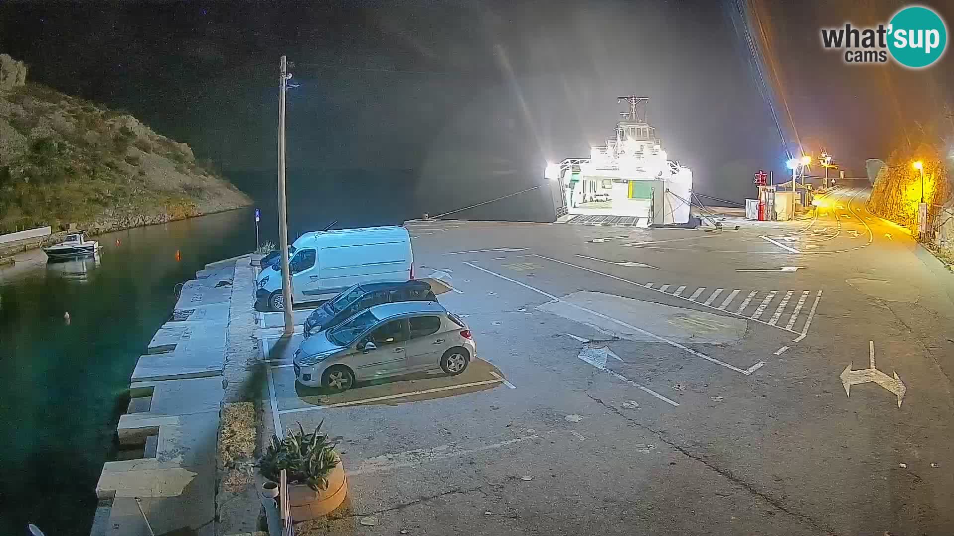 Webcam porto traghetti di Prizna – per l’isola di Pag
