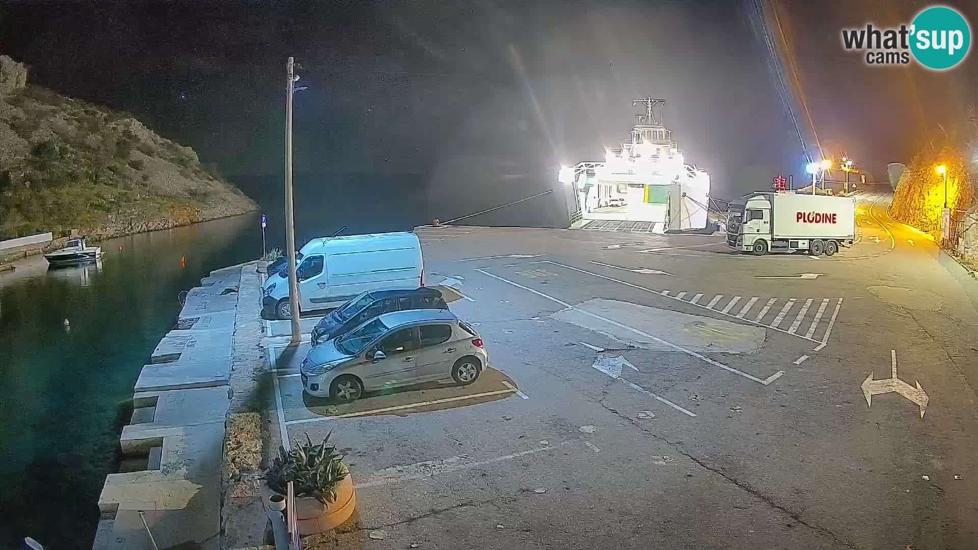Webcam porto traghetti di Prizna – per l’isola di Pag