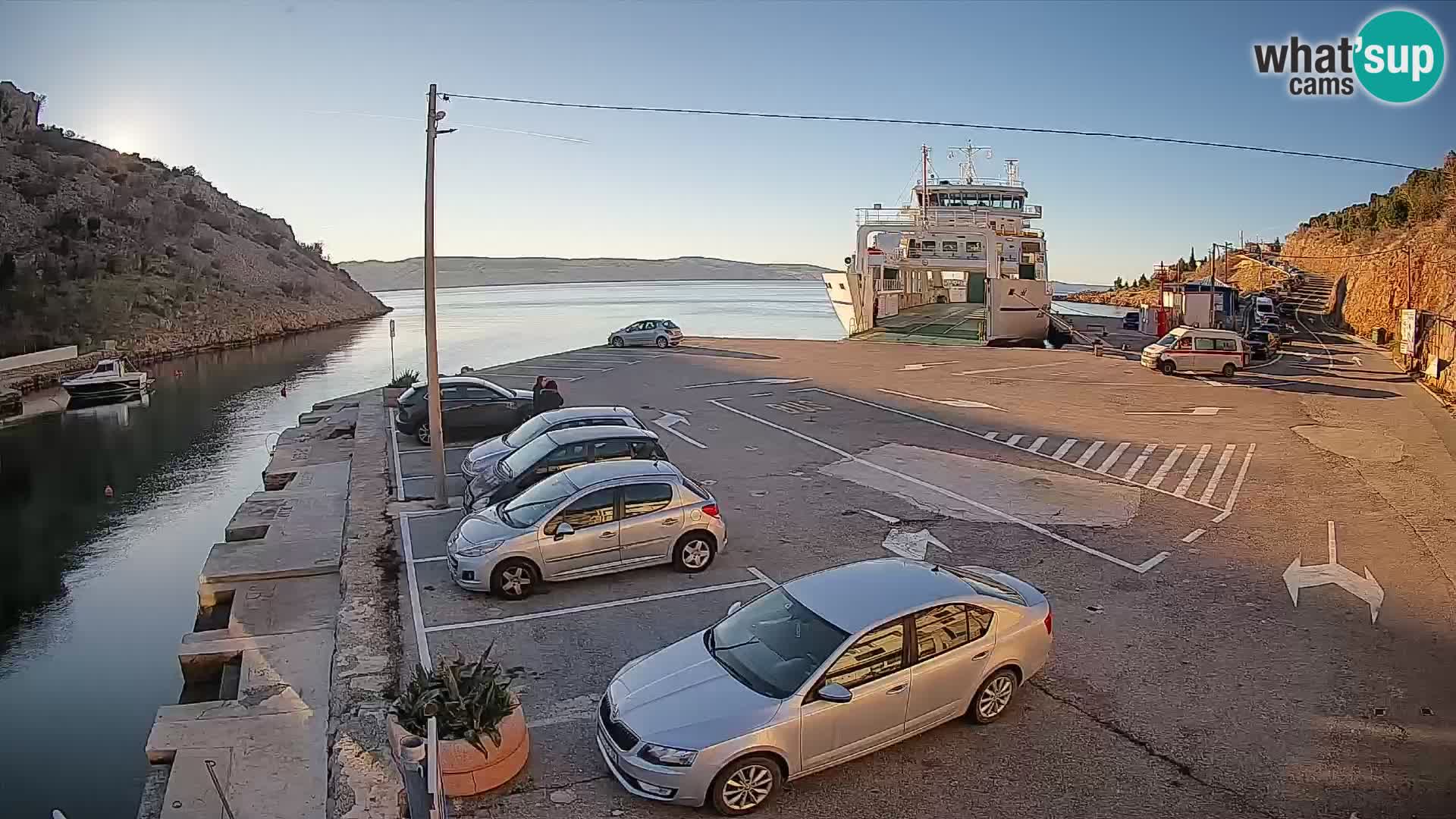 Webcam porto traghetti di Prizna – per l’isola di Pag