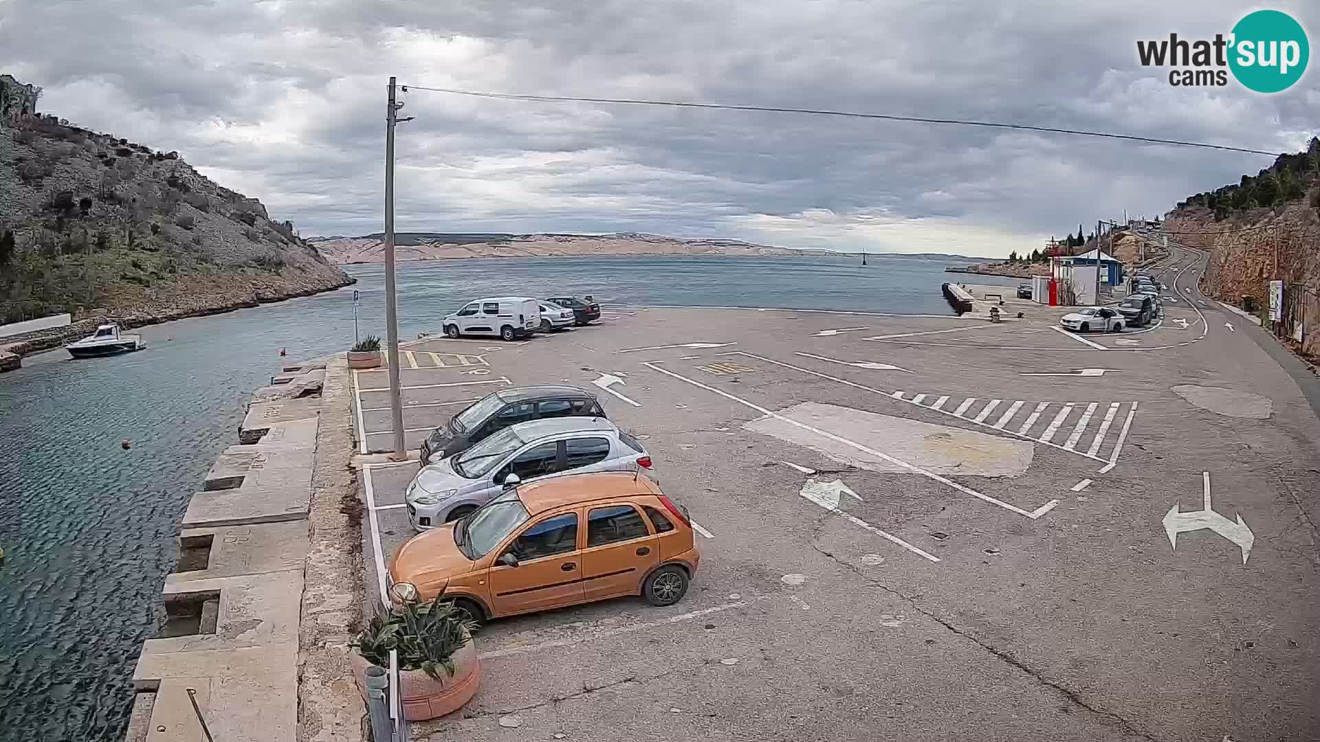 Webcam porto traghetti di Prizna – per l’isola di Pag