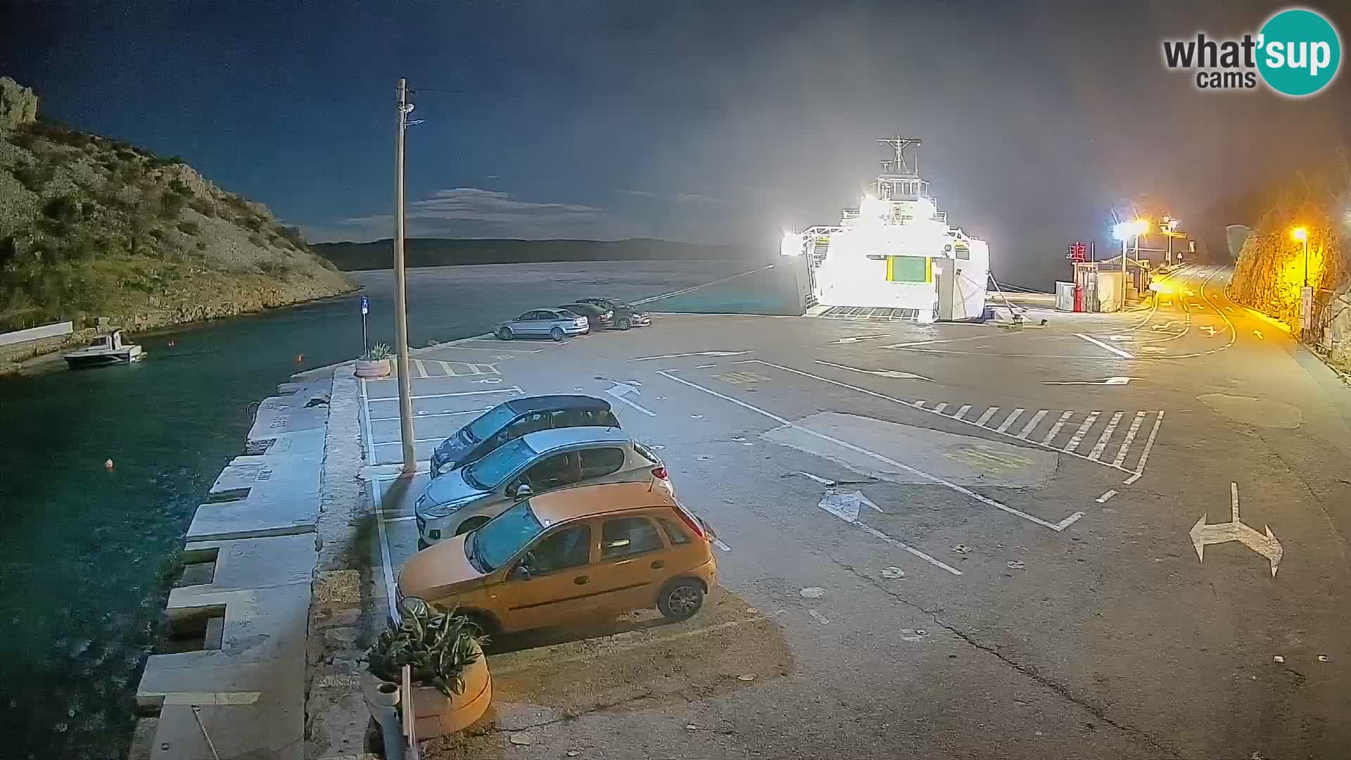 Webcam porto traghetti di Prizna – per l’isola di Pag