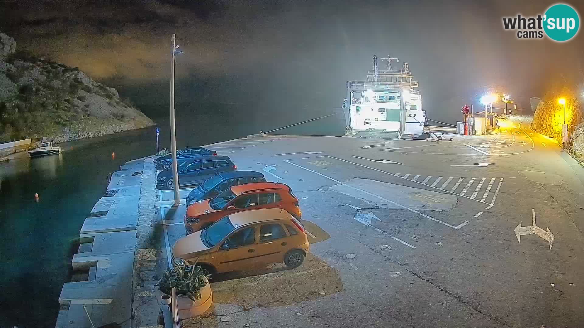 Webcam porto traghetti di Prizna – per l’isola di Pag