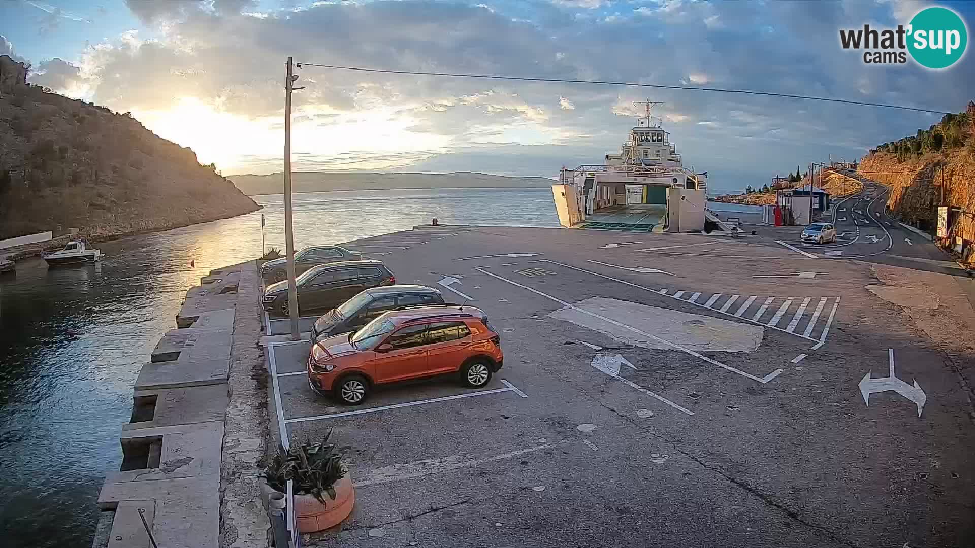 Webcam porto traghetti di Prizna – per l’isola di Pag