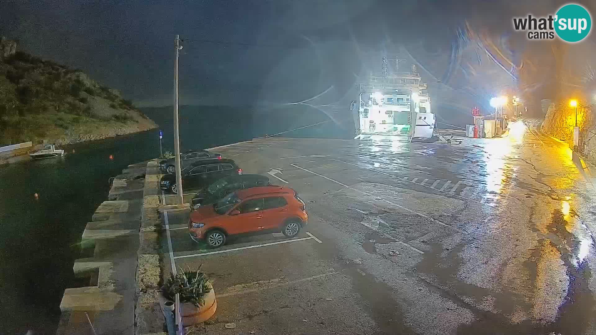 Webcam porto traghetti di Prizna – per l’isola di Pag