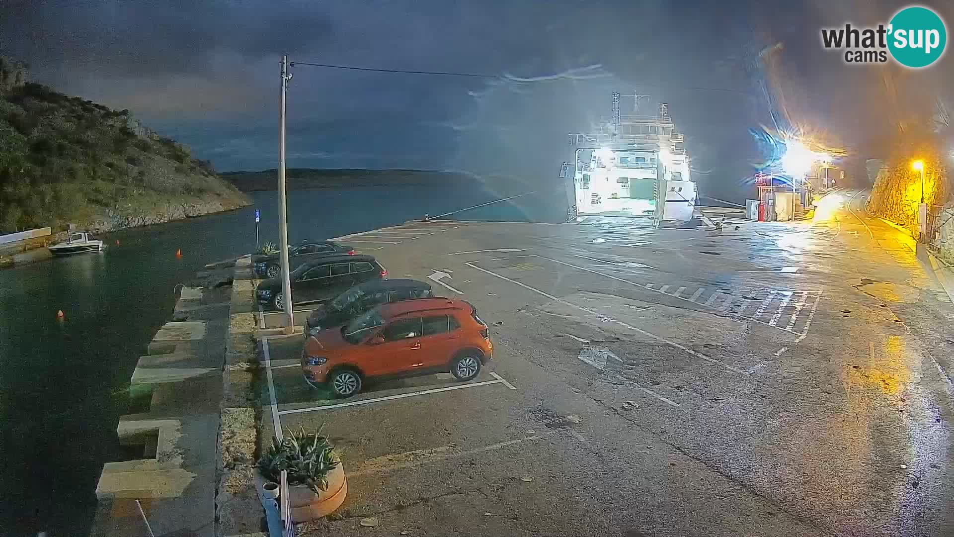 Webcam porto traghetti di Prizna – per l’isola di Pag