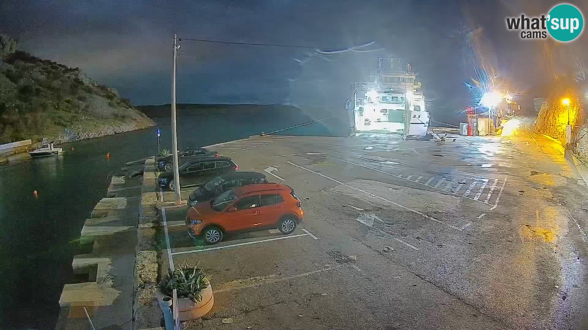 Webcam porto traghetti di Prizna – per l’isola di Pag