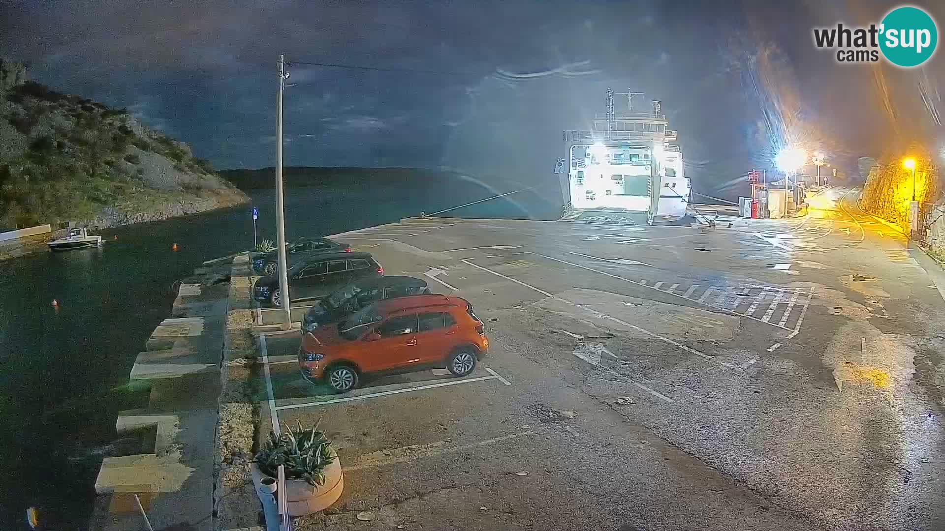 Webcam porto traghetti di Prizna – per l’isola di Pag