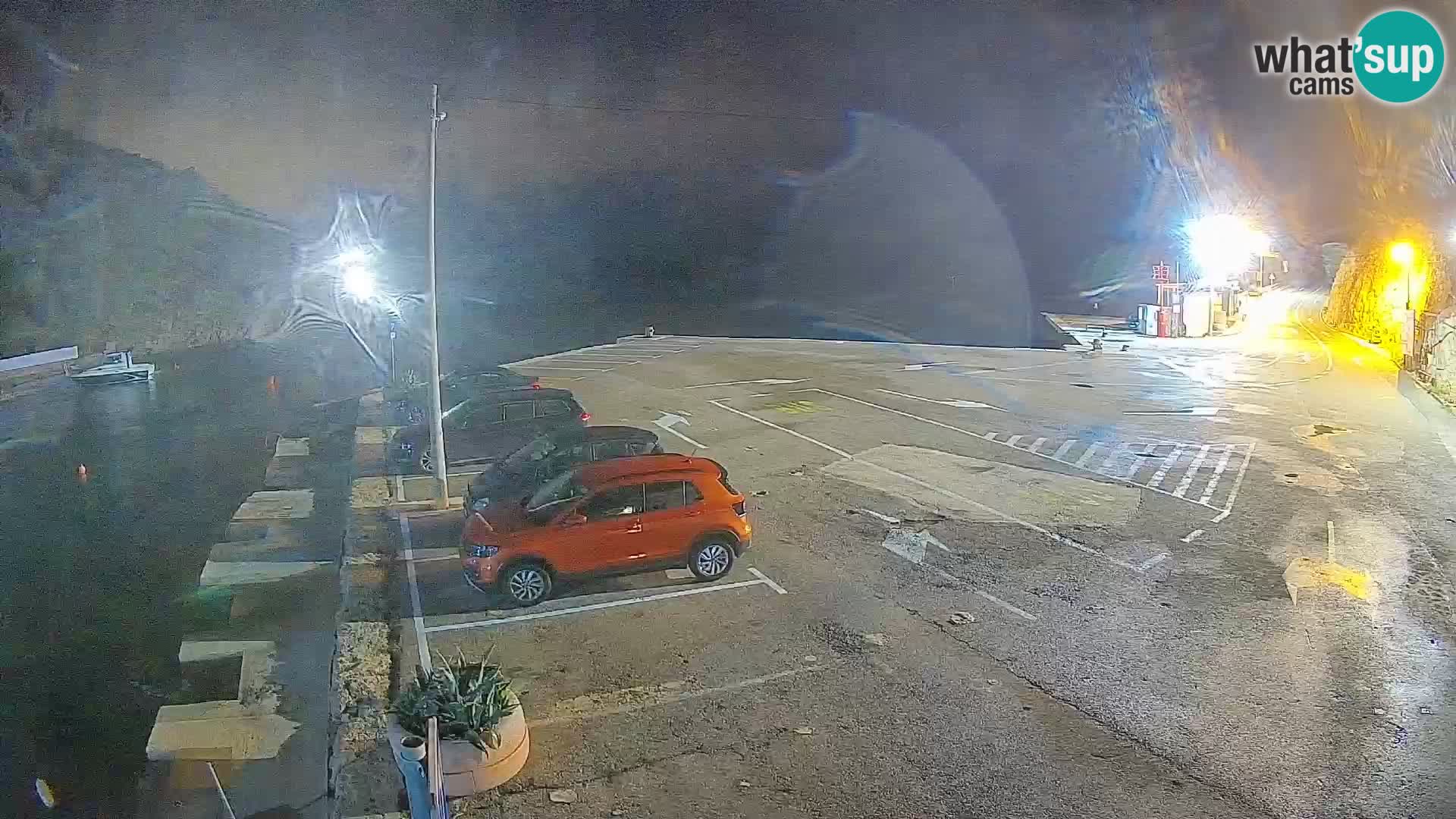 Webcam Prizna ferry port to Pag island