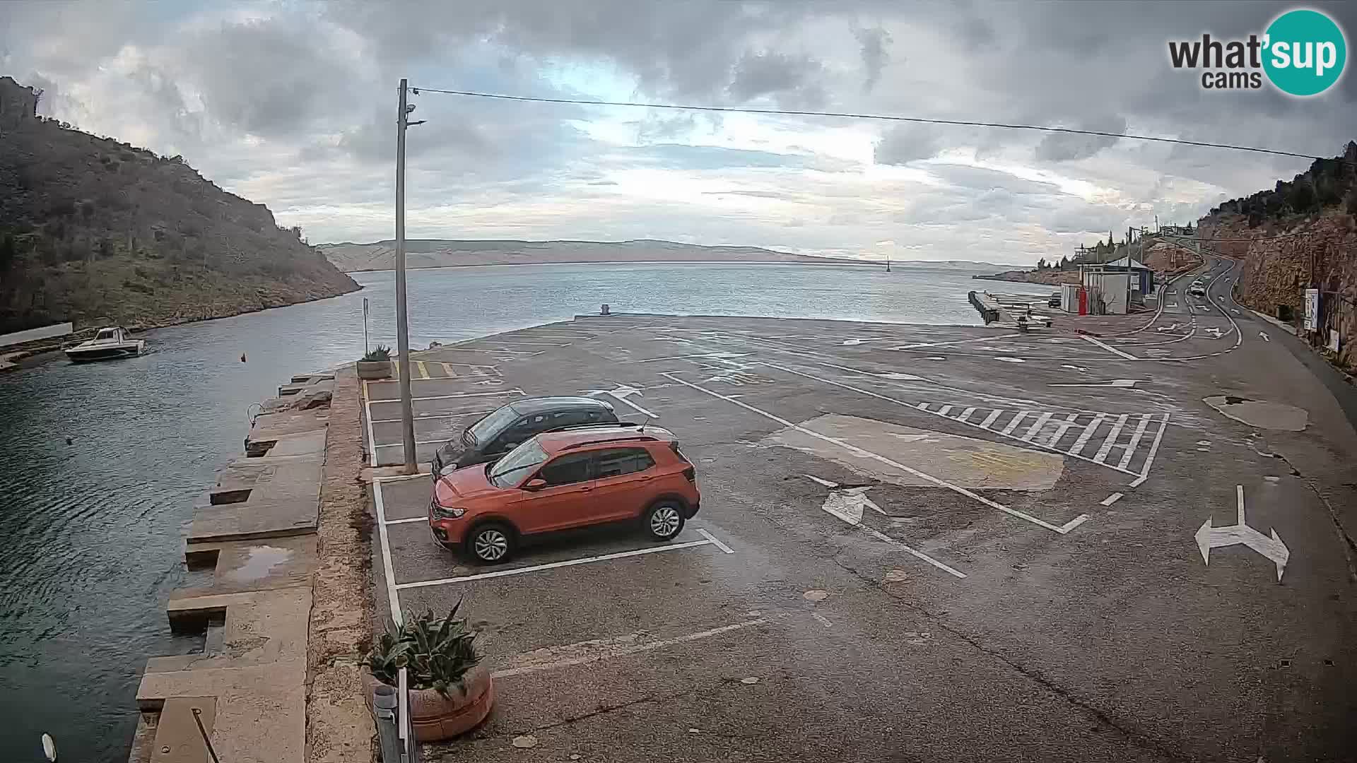 Webcam porto traghetti di Prizna – per l’isola di Pag
