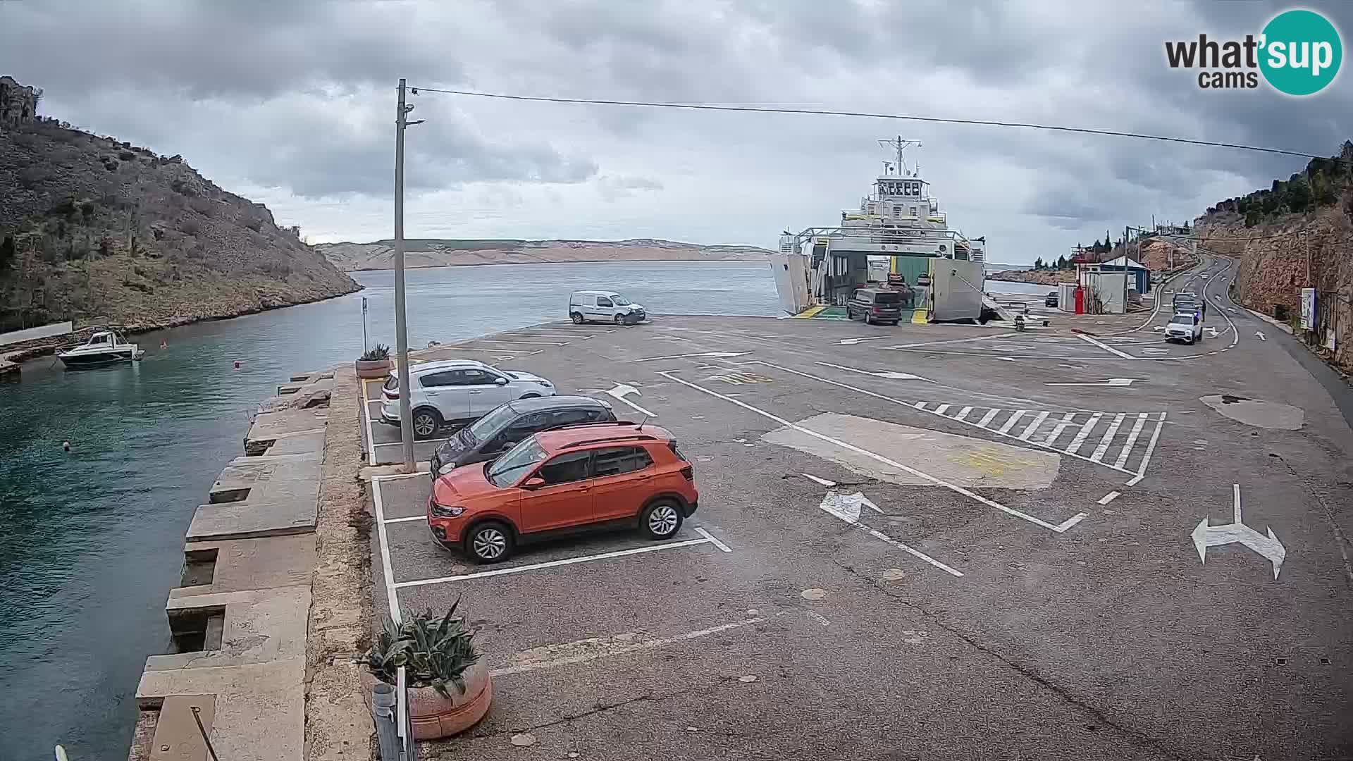 Webcam porto traghetti di Prizna – per l’isola di Pag