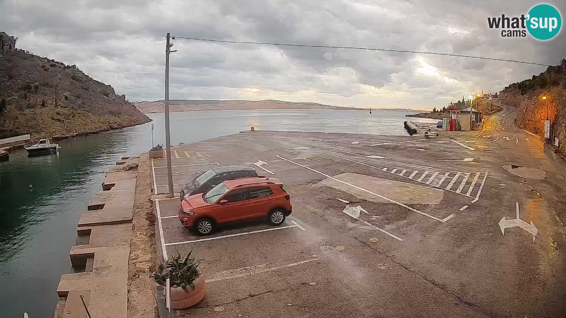 Webcam porto traghetti di Prizna – per l’isola di Pag