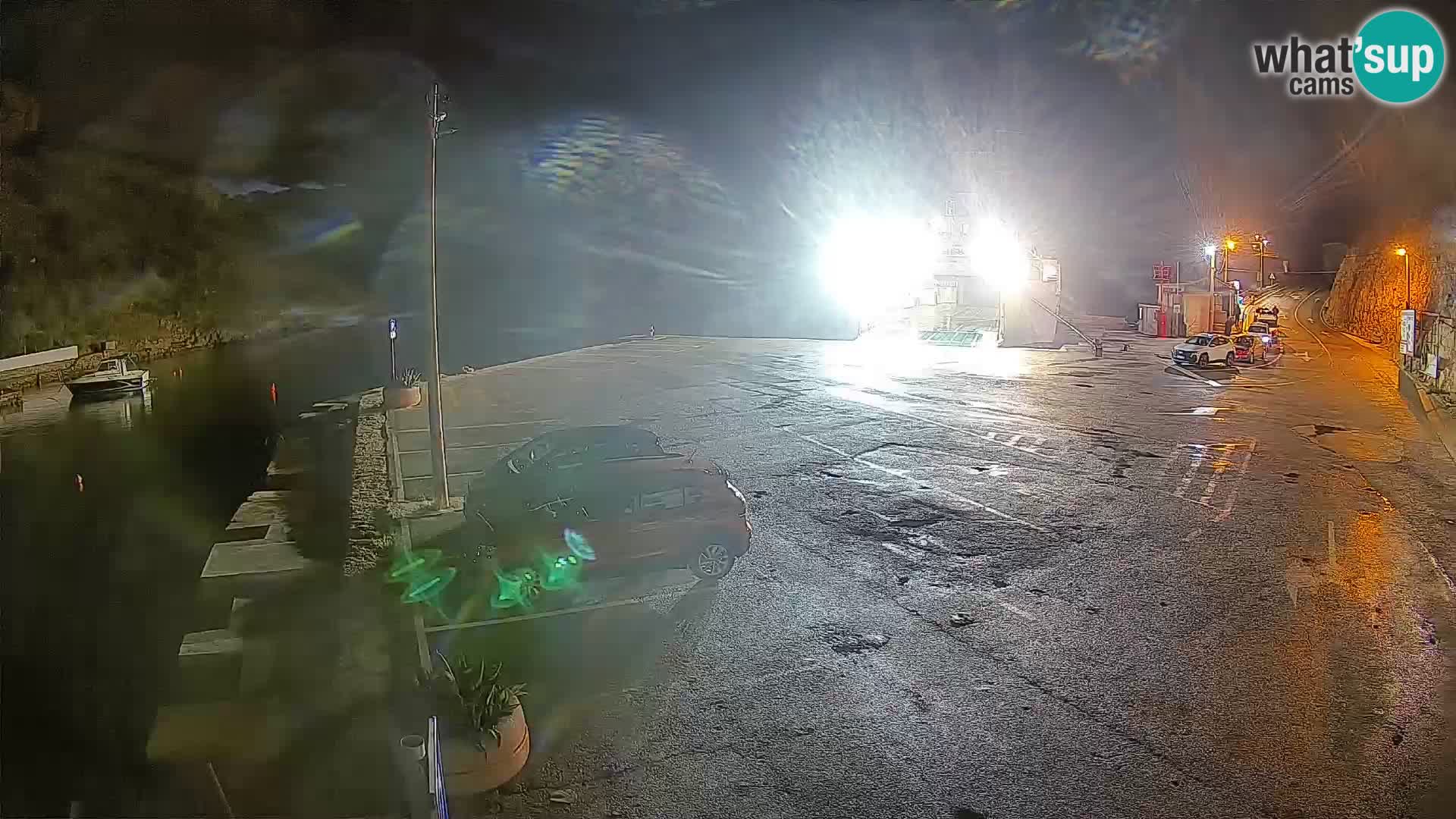 Webcam Fährhafen Prizna – zur Insel Pag