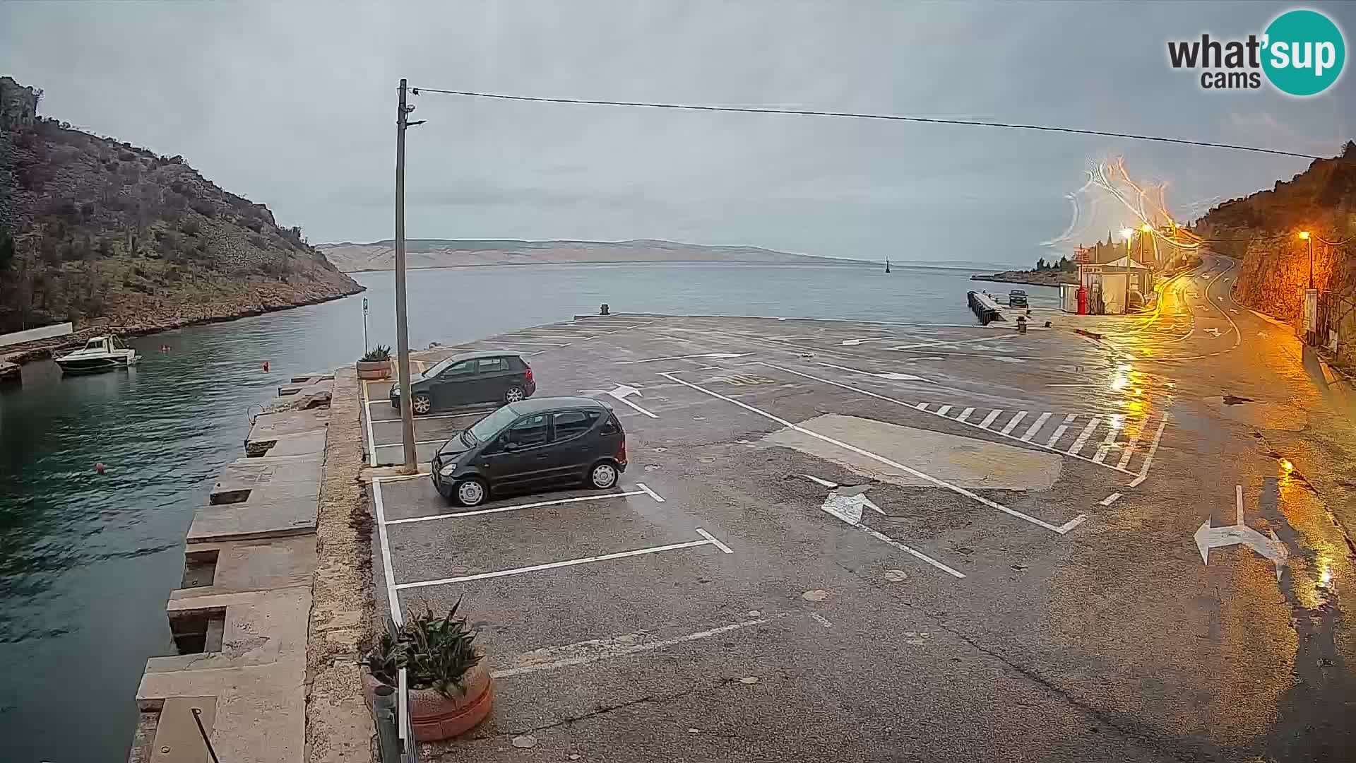 Webcam porto traghetti di Prizna – per l’isola di Pag