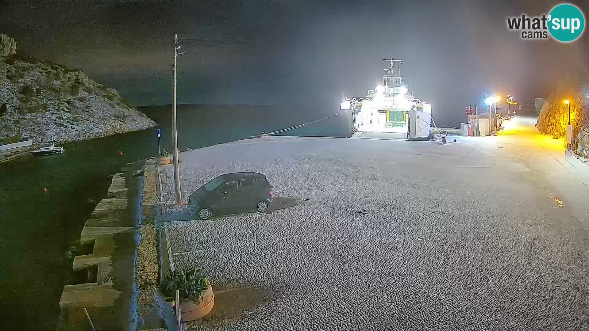 Webcam porto traghetti di Prizna – per l’isola di Pag