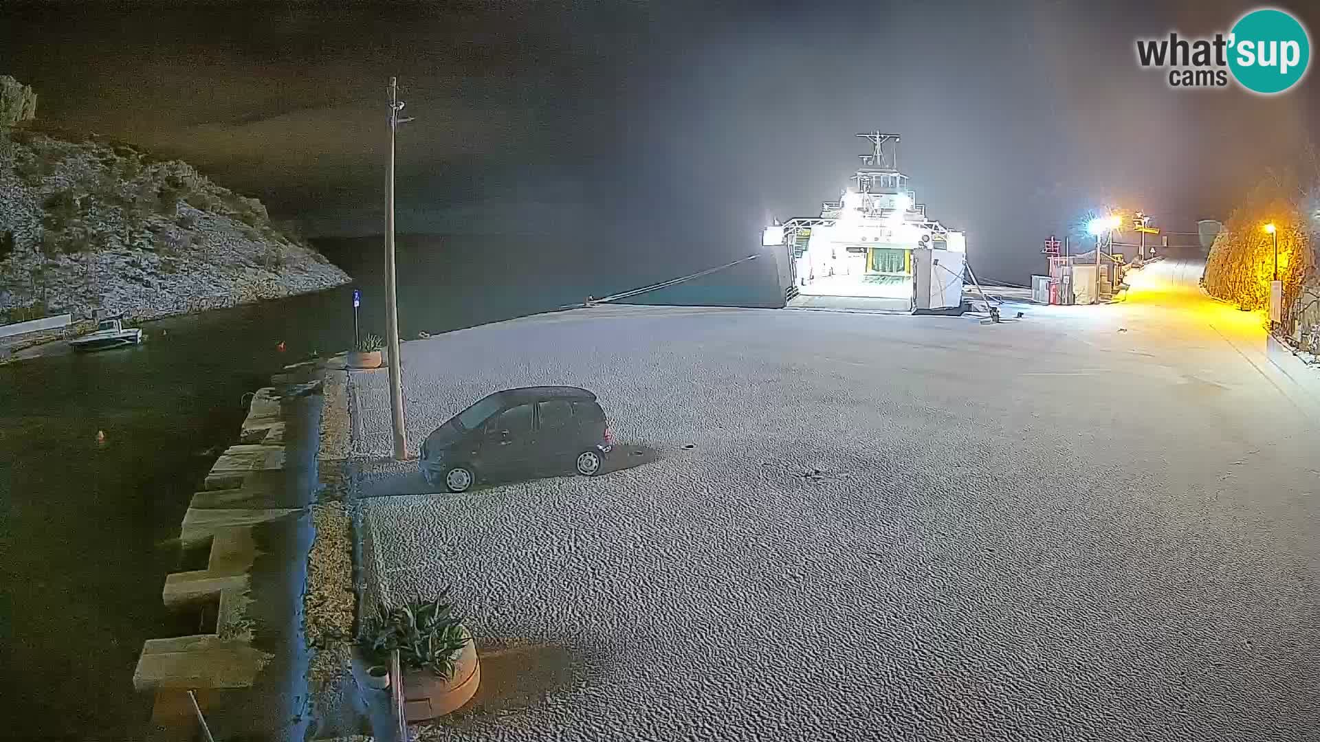 Webcam porto traghetti di Prizna – per l’isola di Pag