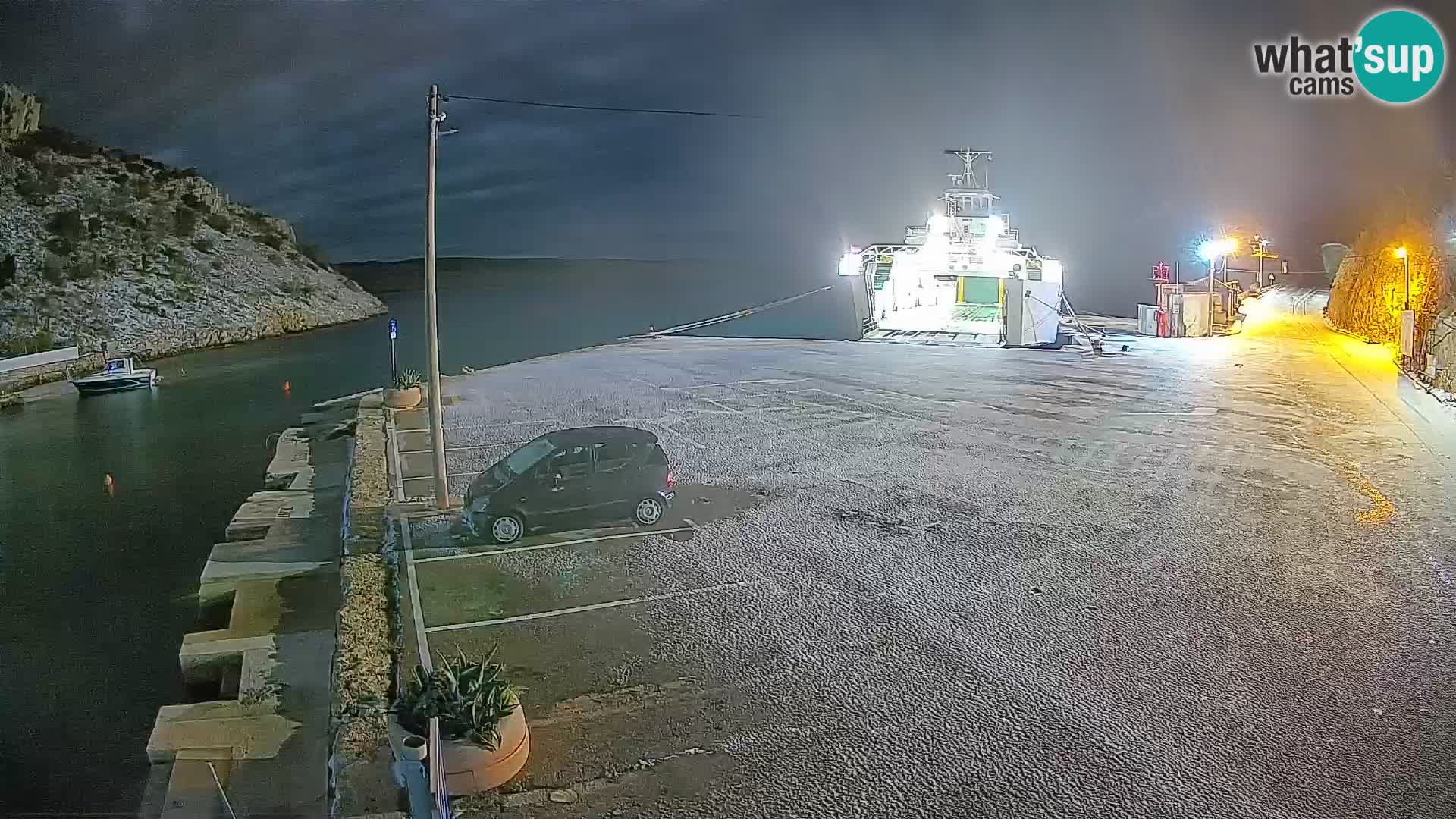 Webcam porto traghetti di Prizna – per l’isola di Pag