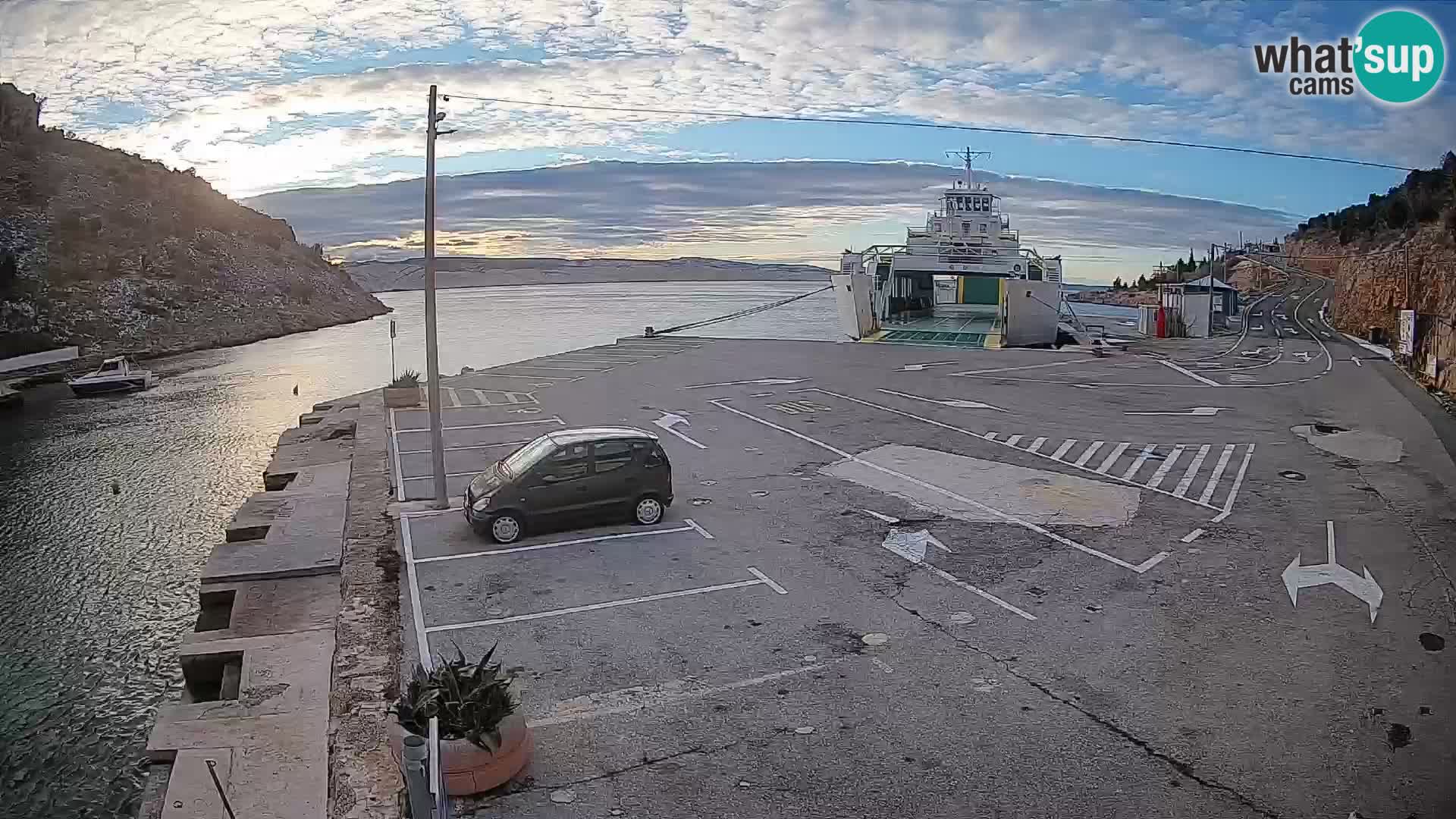 Webcam porto traghetti di Prizna – per l’isola di Pag