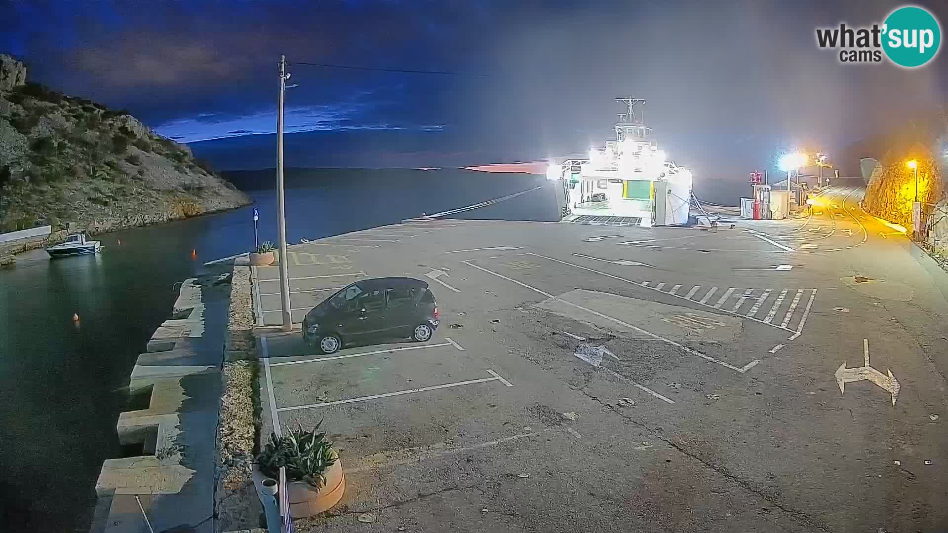 Webcam porto traghetti di Prizna – per l’isola di Pag