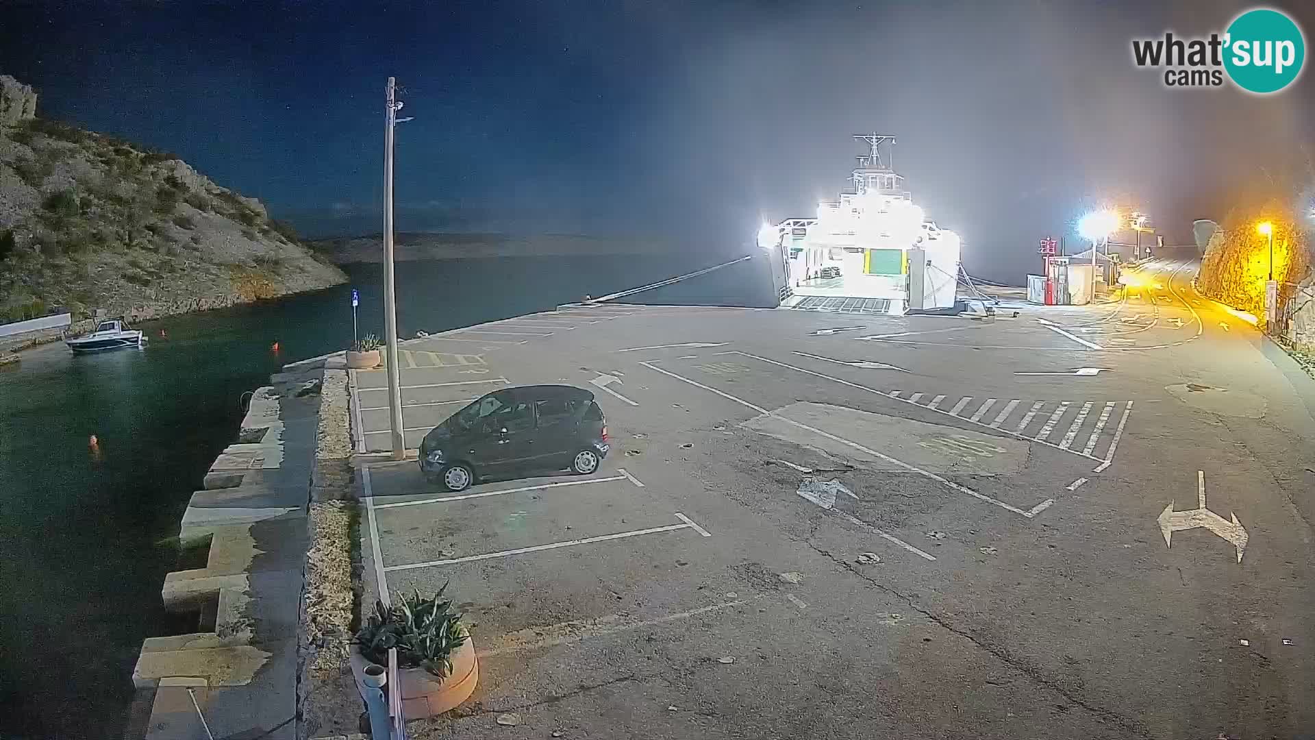 Webcam porto traghetti di Prizna – per l’isola di Pag