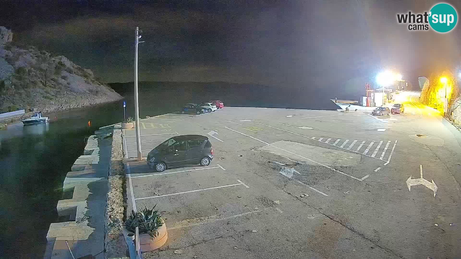 Webcam porto traghetti di Prizna – per l’isola di Pag