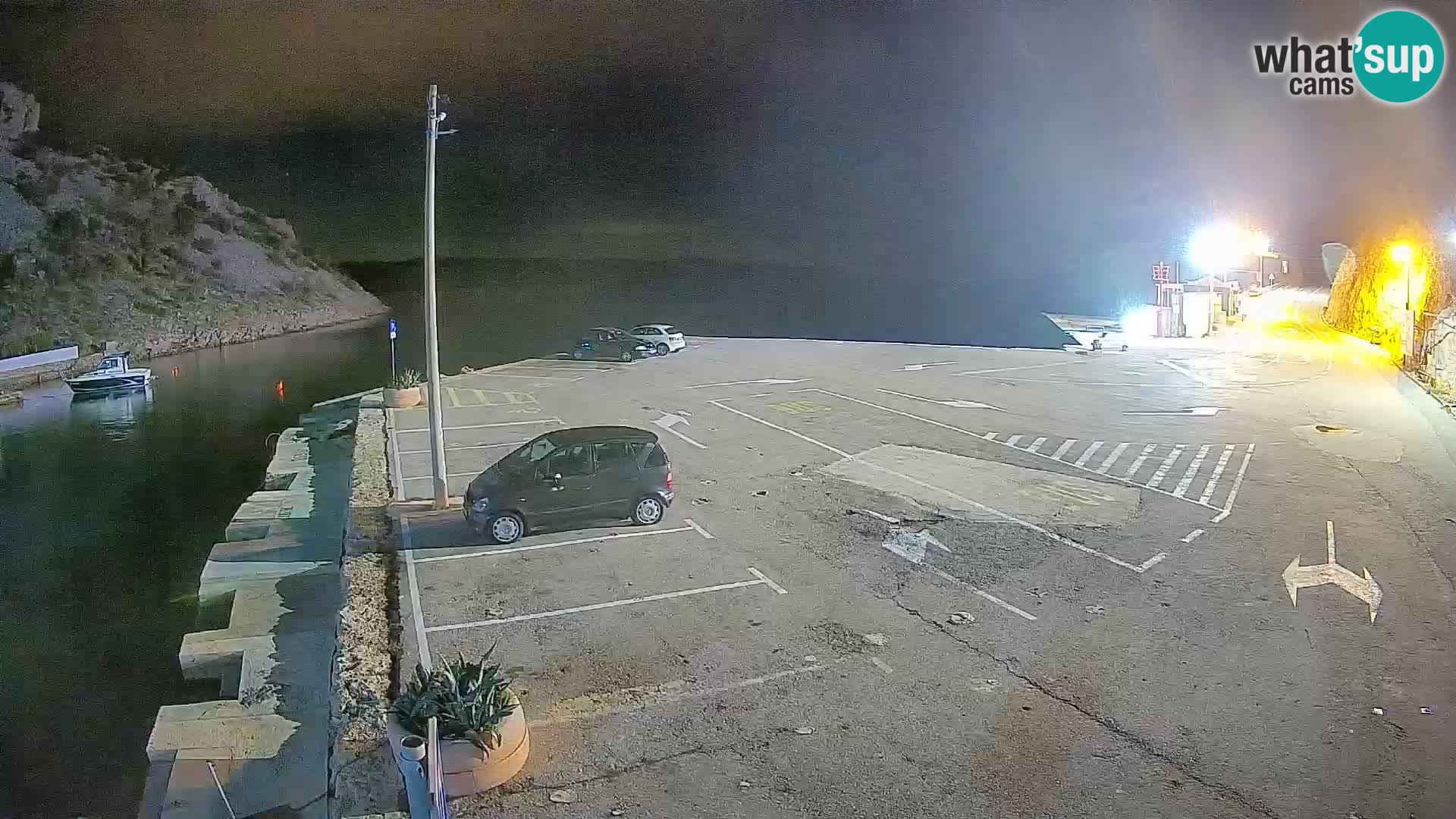 Webcam porto traghetti di Prizna – per l’isola di Pag