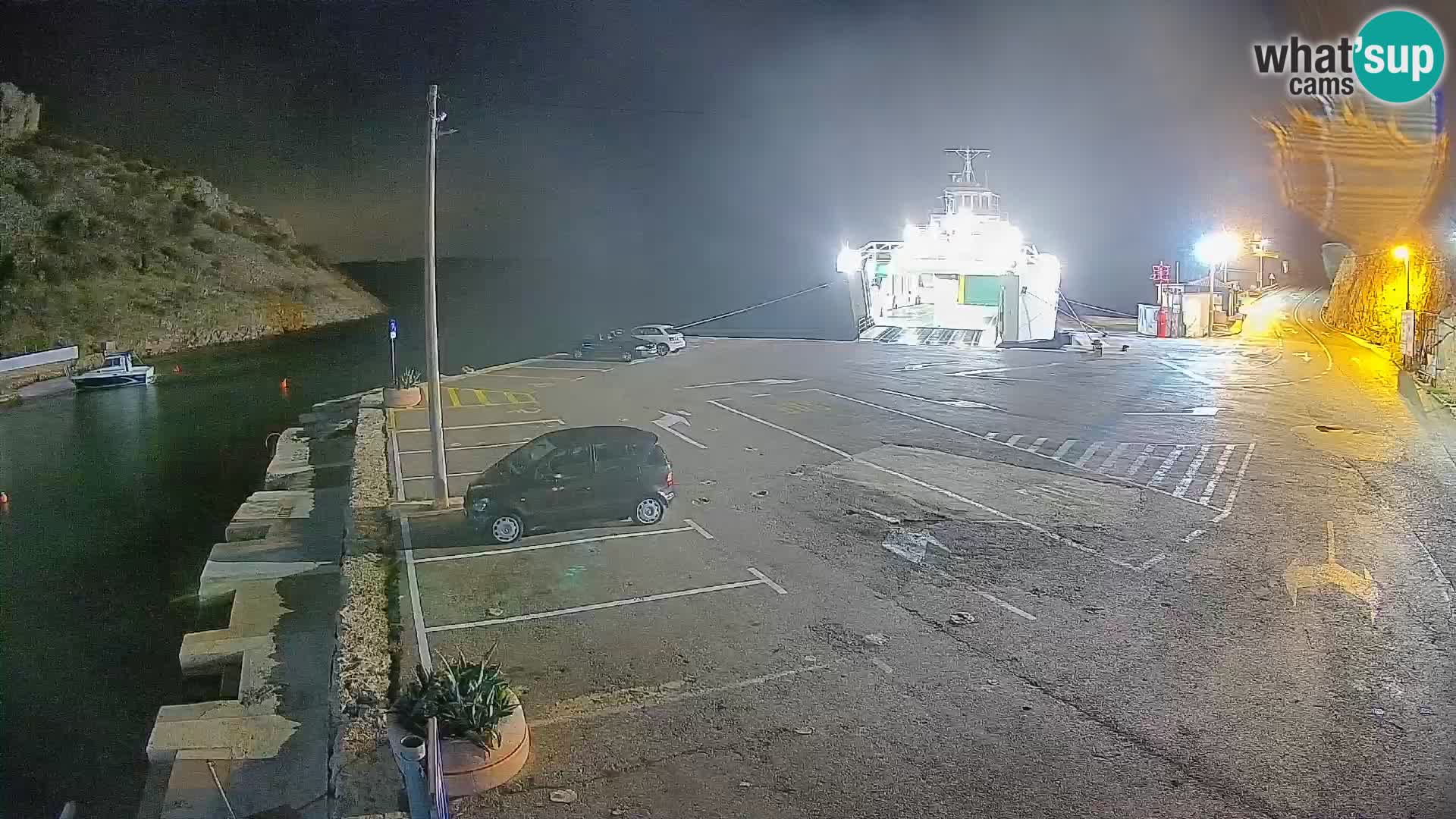 Webcam porto traghetti di Prizna – per l’isola di Pag