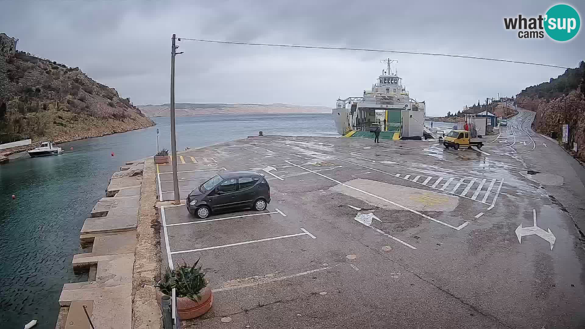 Webcam porto traghetti di Prizna – per l’isola di Pag