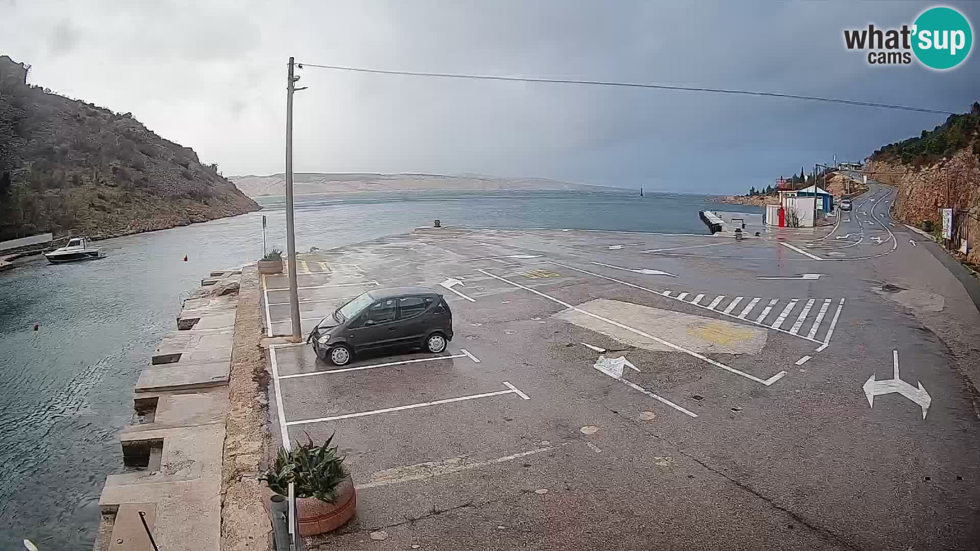 Webcam porto traghetti di Prizna – per l’isola di Pag