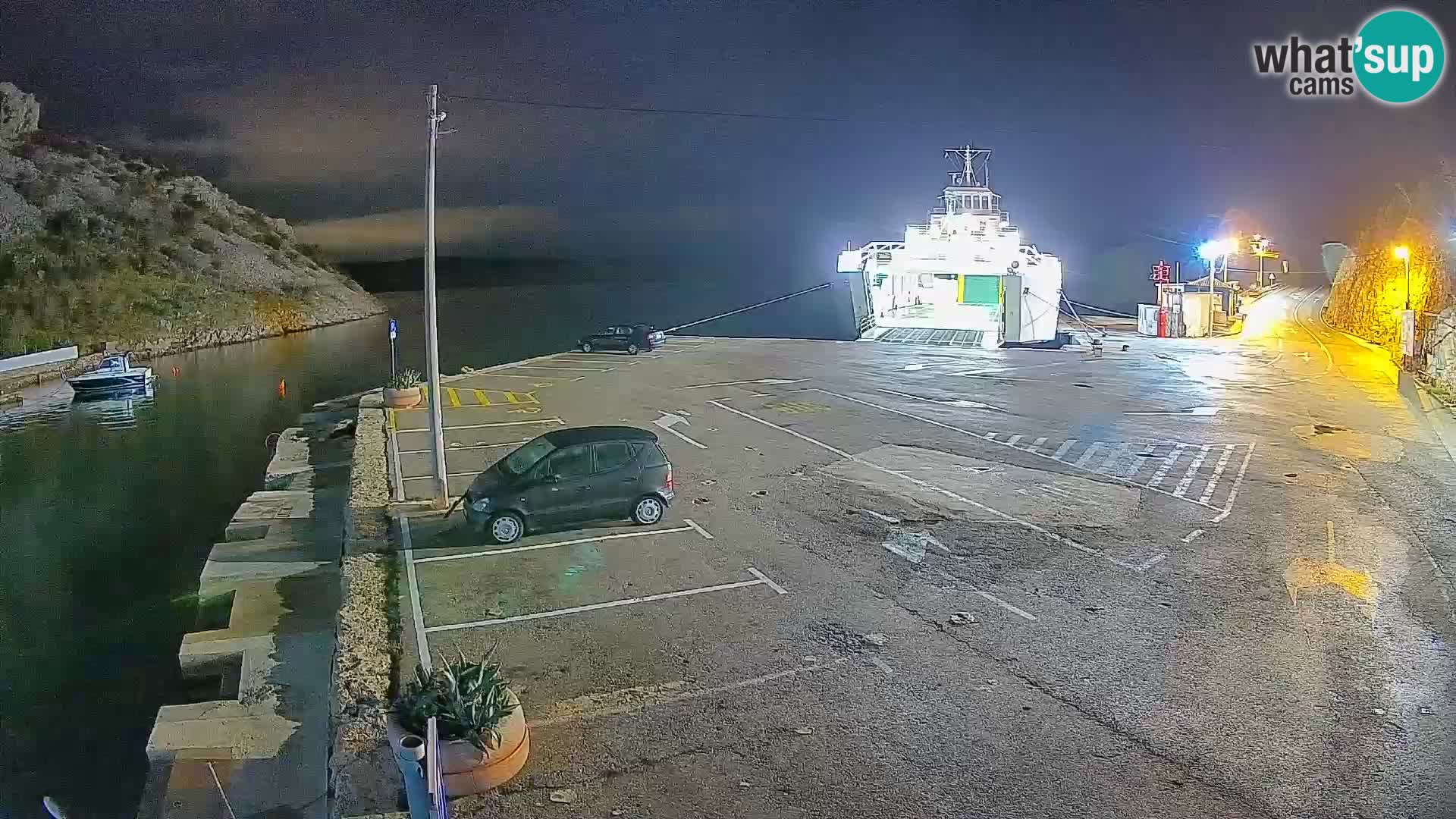 Webcam porto traghetti di Prizna – per l’isola di Pag