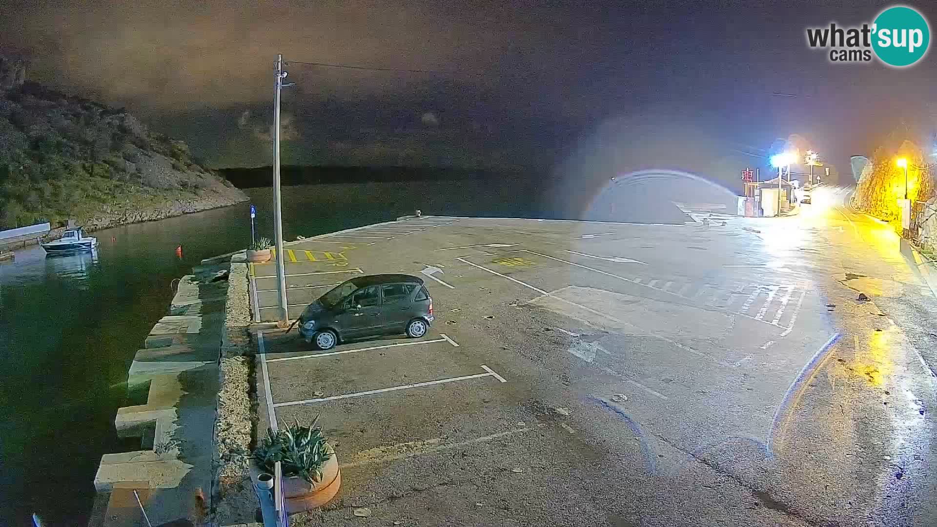 Webcam Fährhafen Prizna – zur Insel Pag