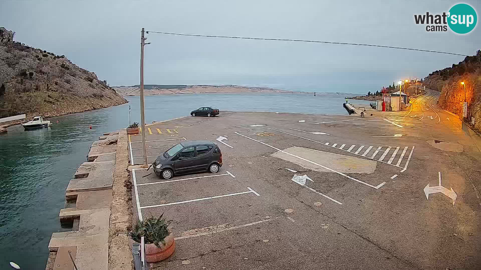 Webcam porto traghetti di Prizna – per l’isola di Pag