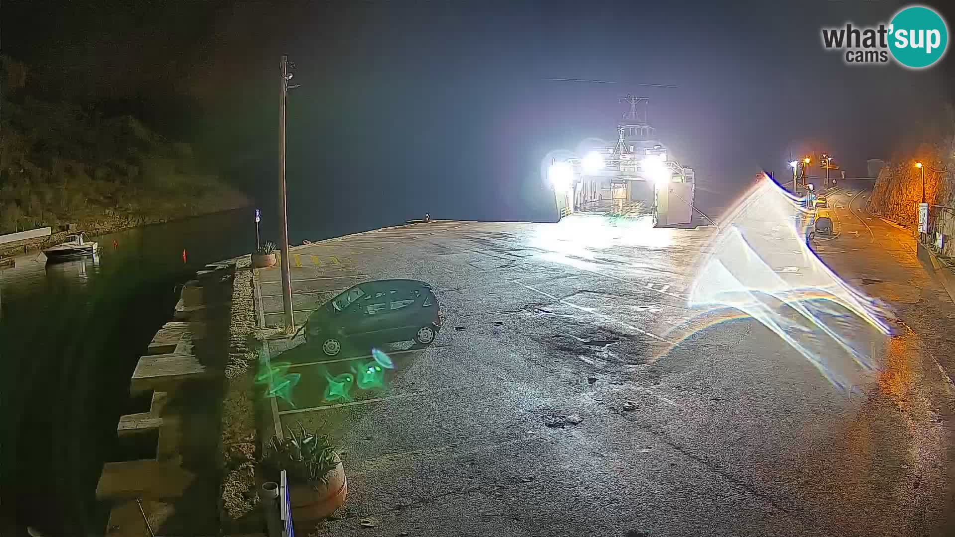 Webcam Fährhafen Prizna – zur Insel Pag