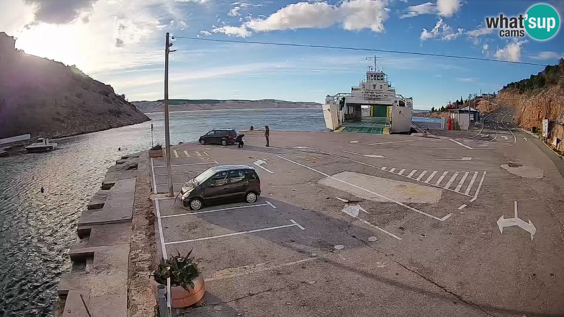Webcam porto traghetti di Prizna – per l’isola di Pag