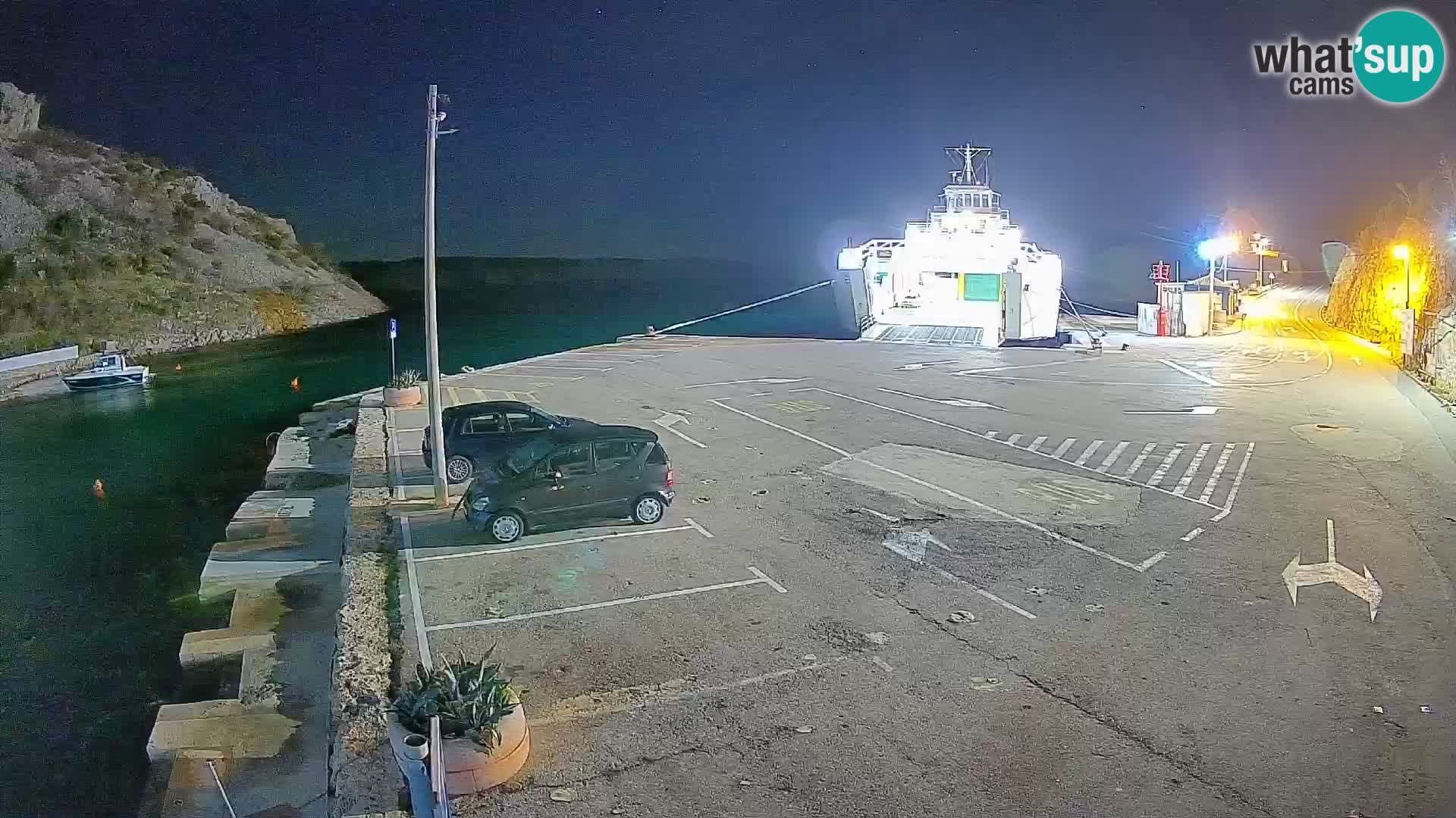 Webcam porto traghetti di Prizna – per l’isola di Pag