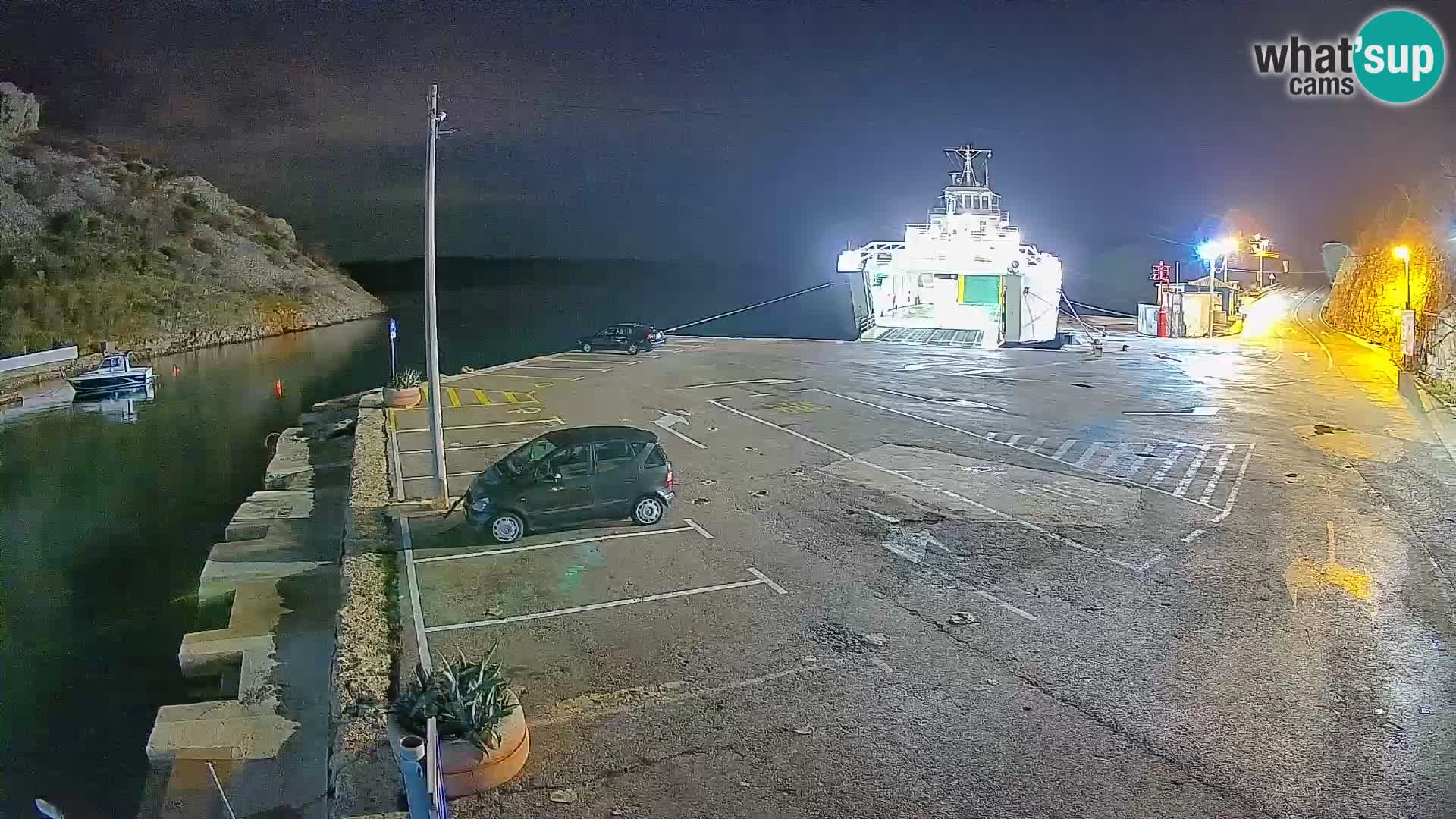 Webcam porto traghetti di Prizna – per l’isola di Pag