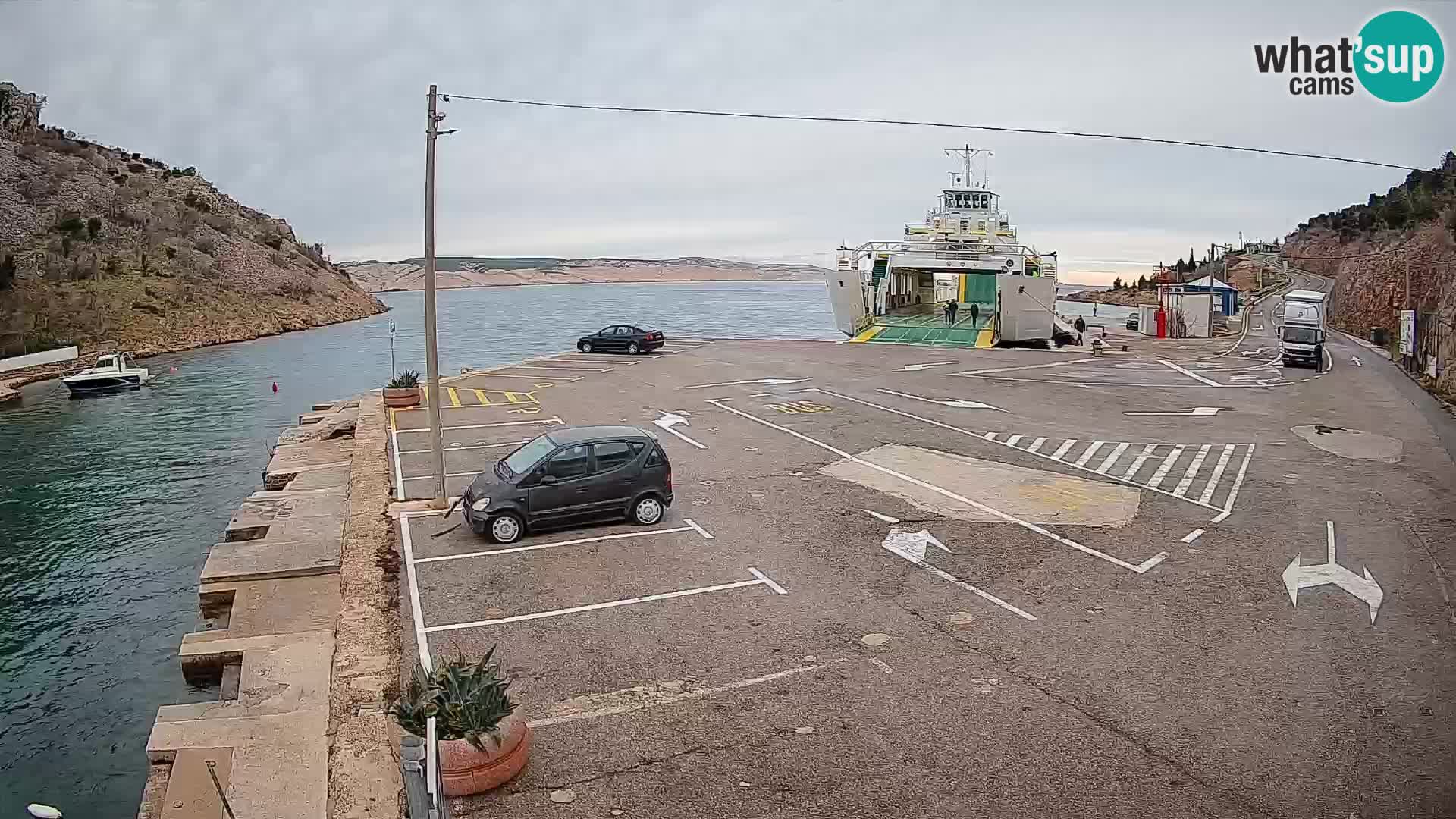 Webcam porto traghetti di Prizna – per l’isola di Pag