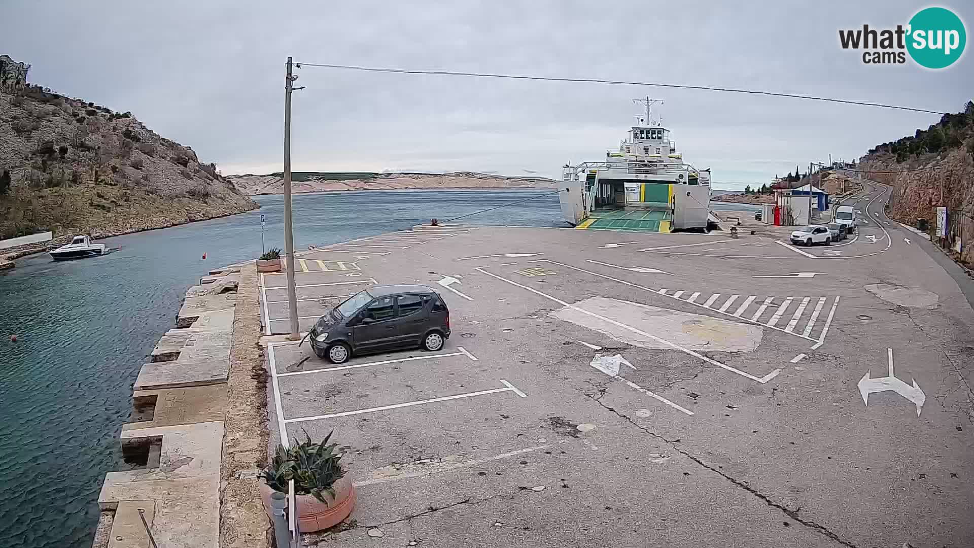 Webcam porto traghetti di Prizna – per l’isola di Pag