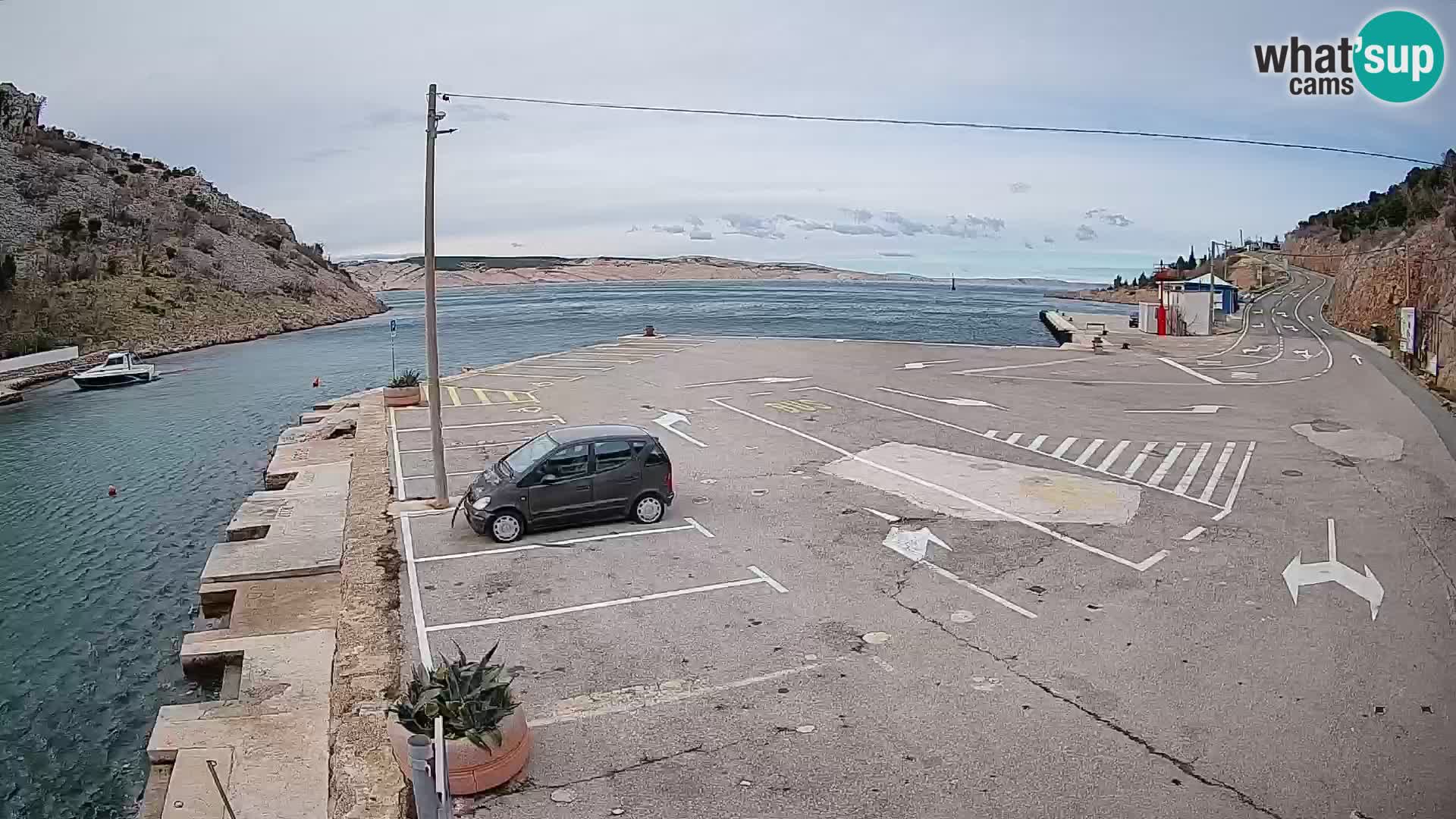 Webcam porto traghetti di Prizna – per l’isola di Pag
