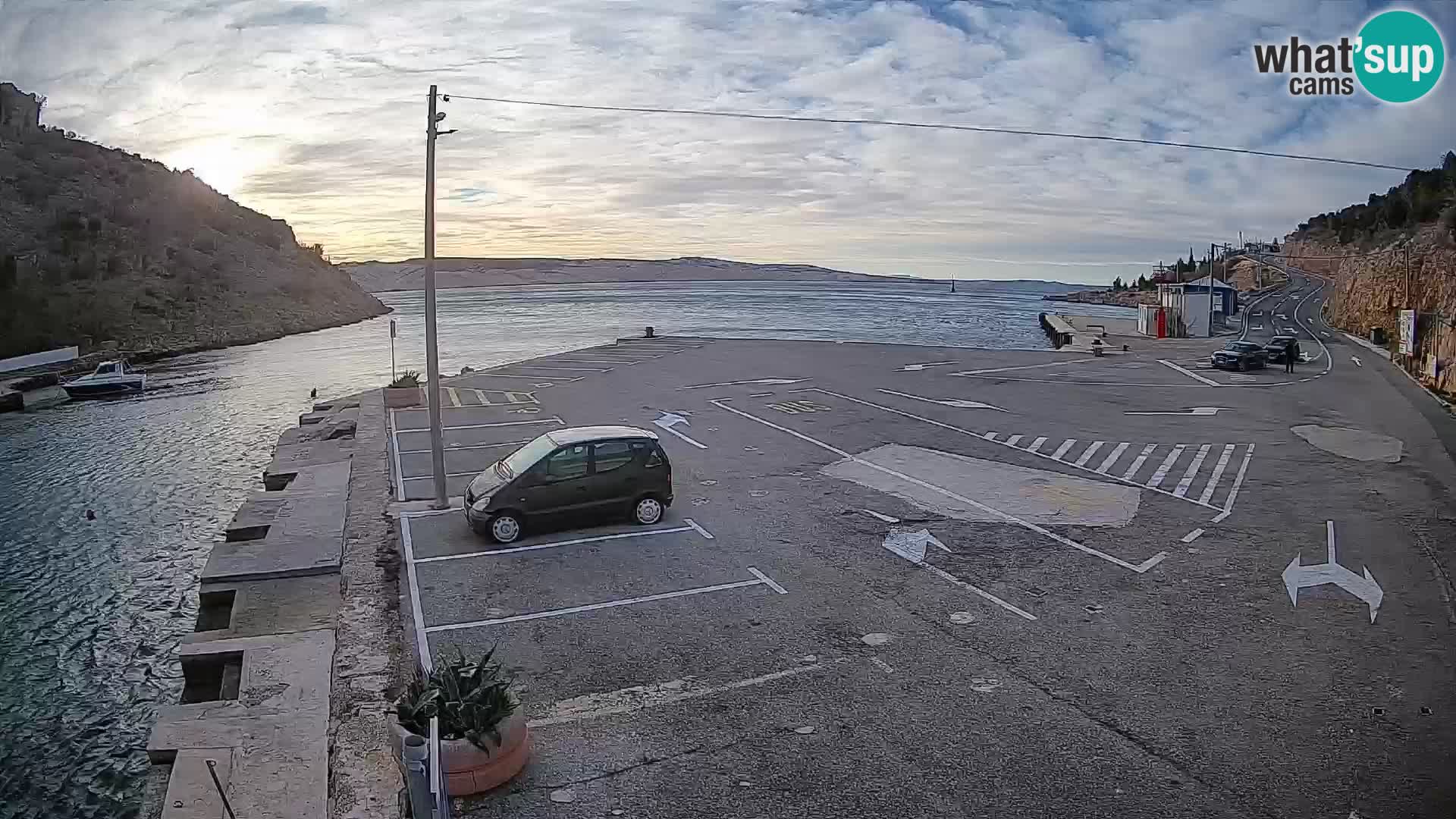 Webcam porto traghetti di Prizna – per l’isola di Pag