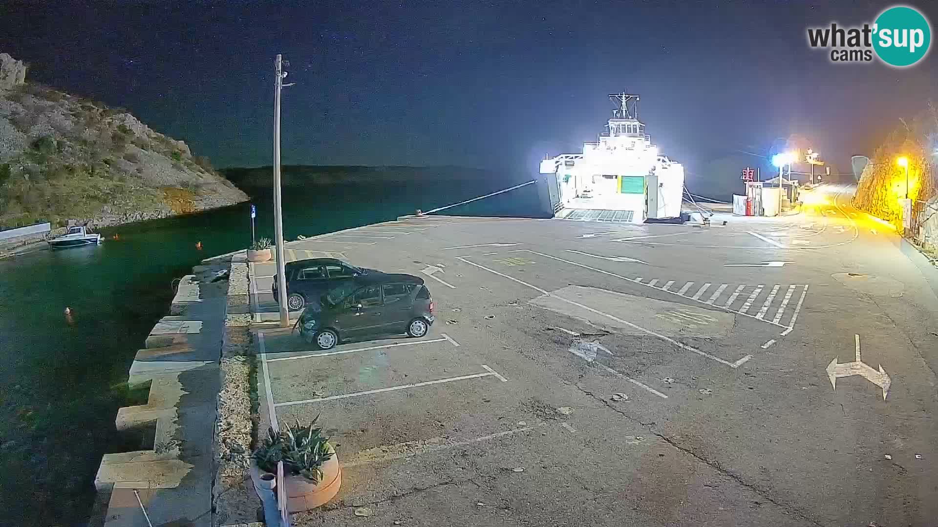 Webcam porto traghetti di Prizna – per l’isola di Pag