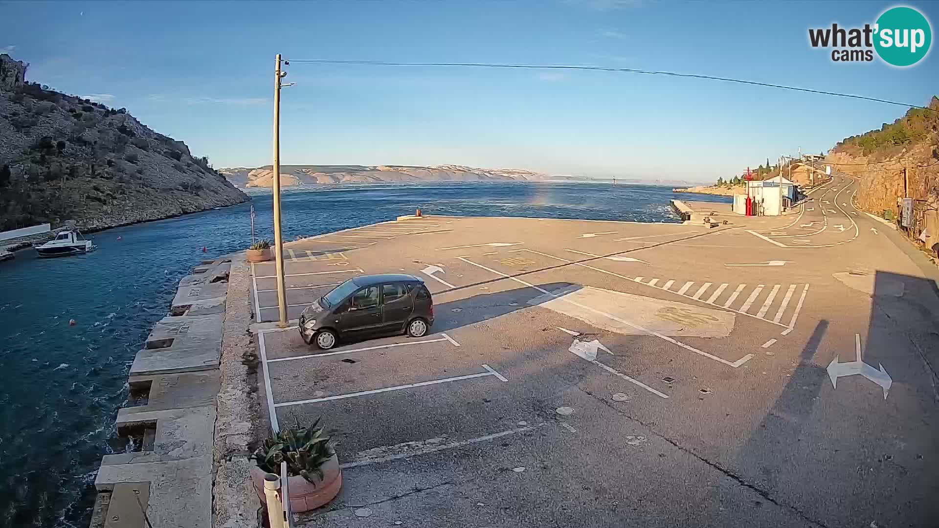 Webcam porto traghetti di Prizna – per l’isola di Pag