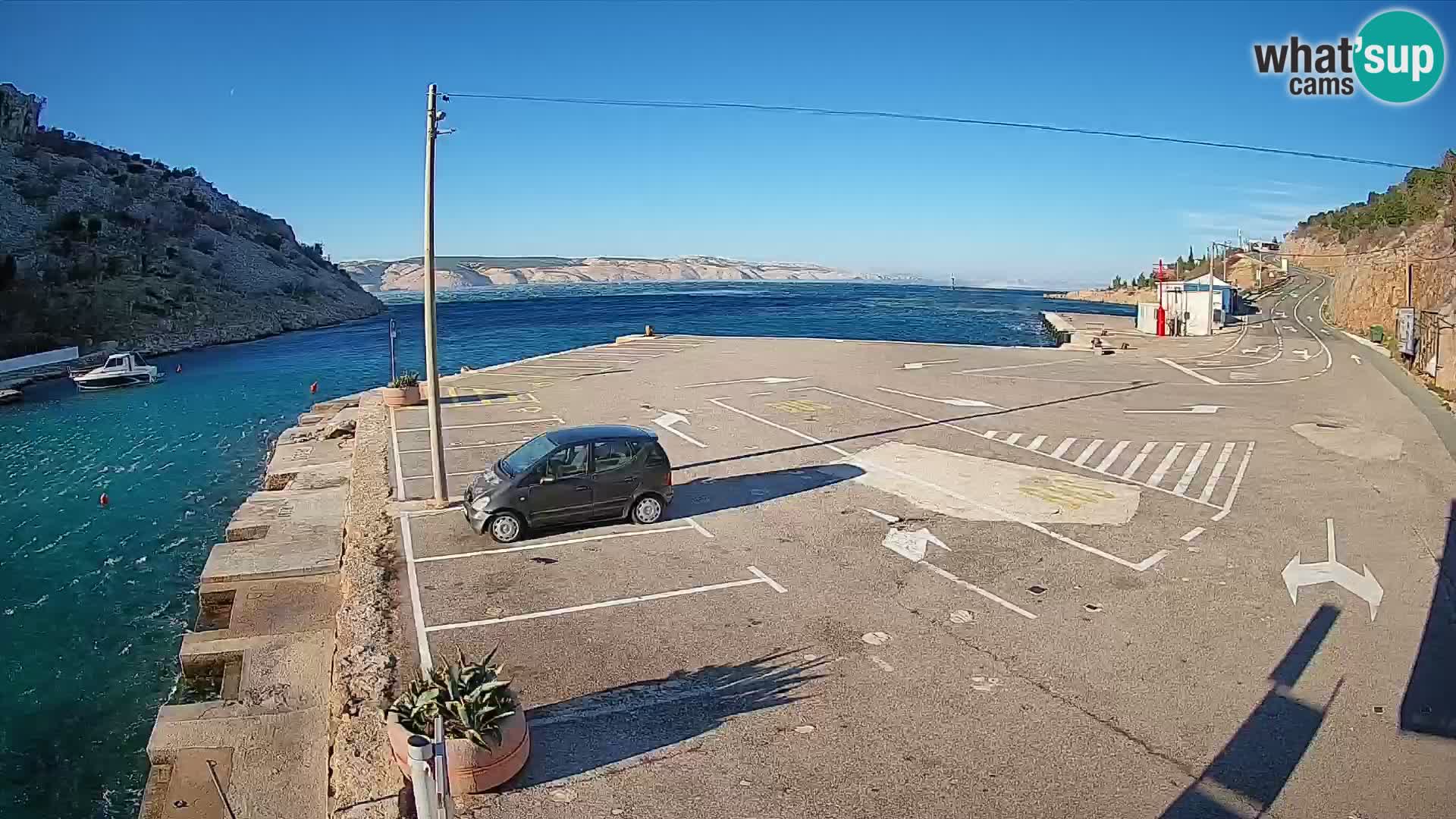 Webcam porto traghetti di Prizna – per l’isola di Pag