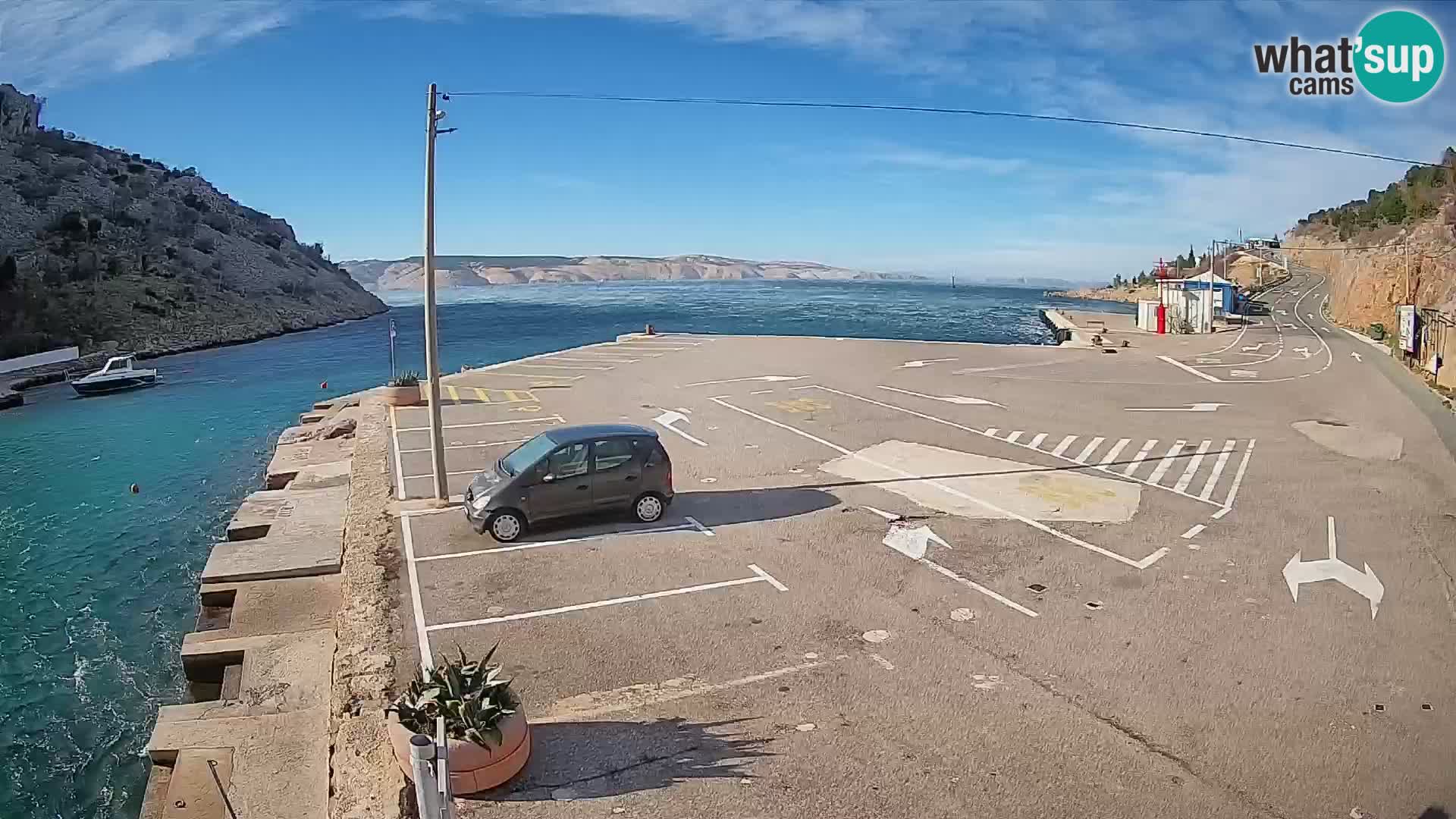Webcam porto traghetti di Prizna – per l’isola di Pag