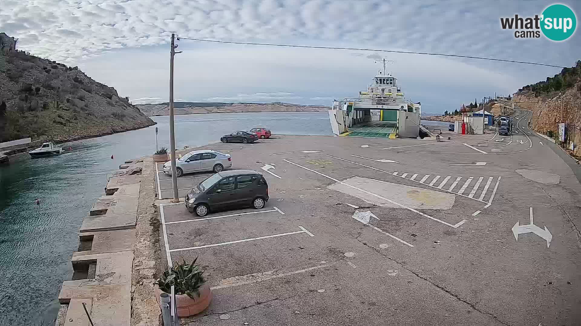 Webcam porto traghetti di Prizna – per l’isola di Pag