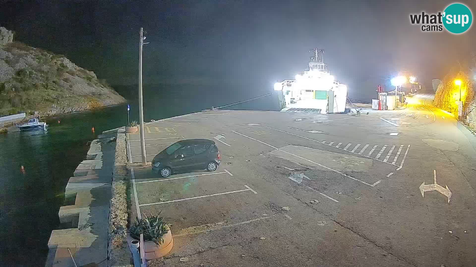 Webcam porto traghetti di Prizna – per l’isola di Pag