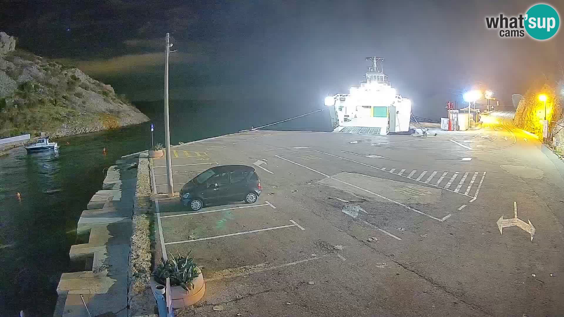 Webcam porto traghetti di Prizna – per l’isola di Pag