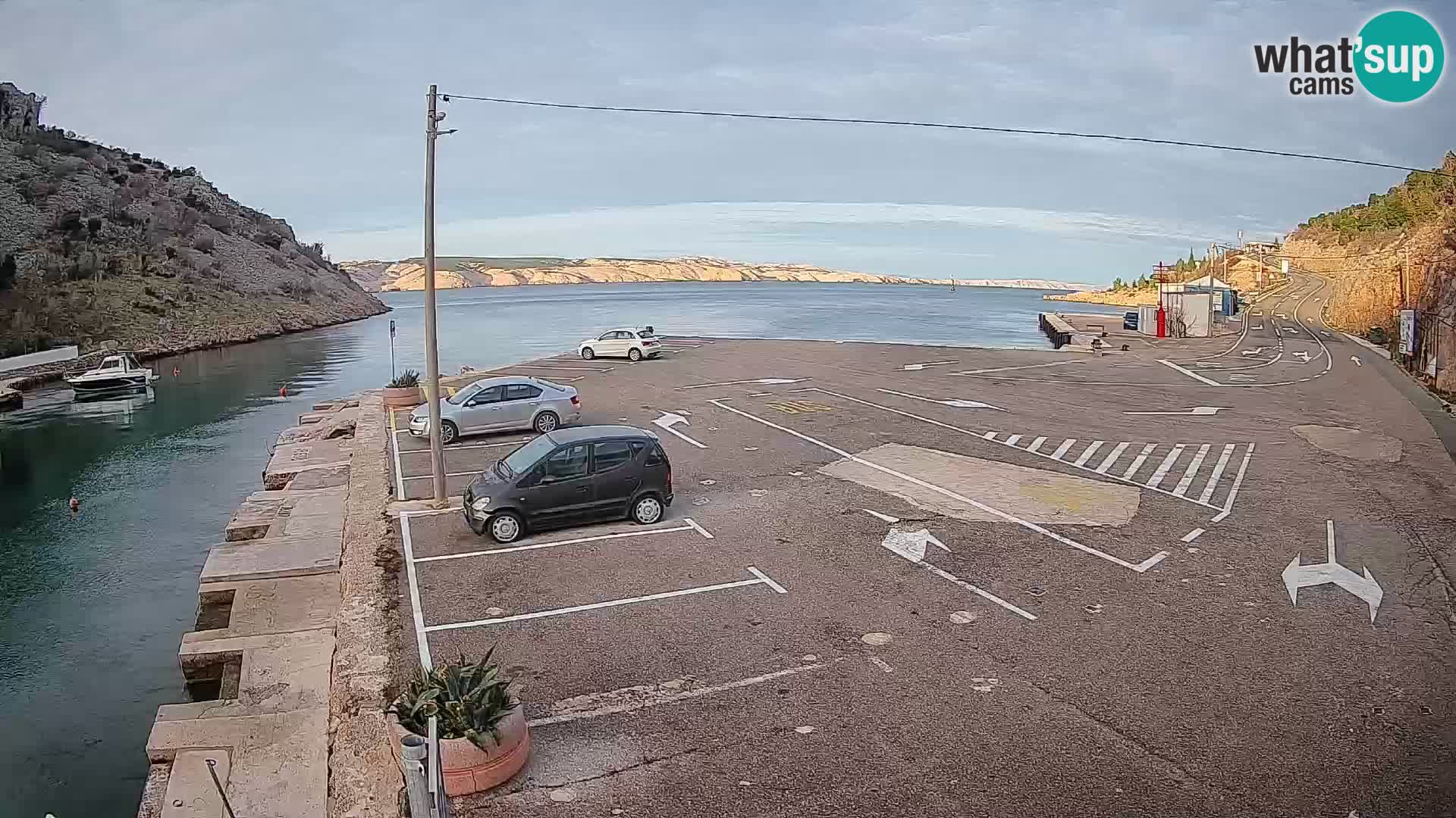 Webcam porto traghetti di Prizna – per l’isola di Pag