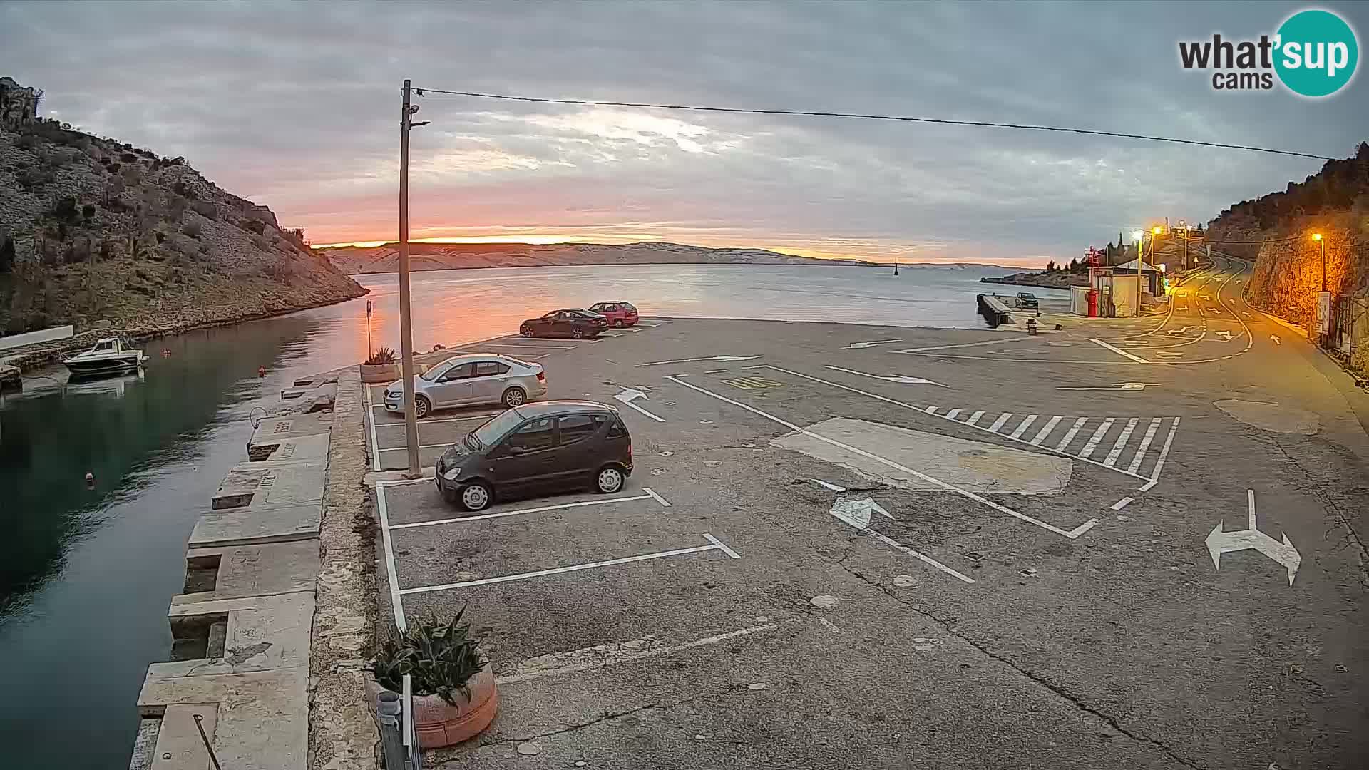 Webcam porto traghetti di Prizna – per l’isola di Pag