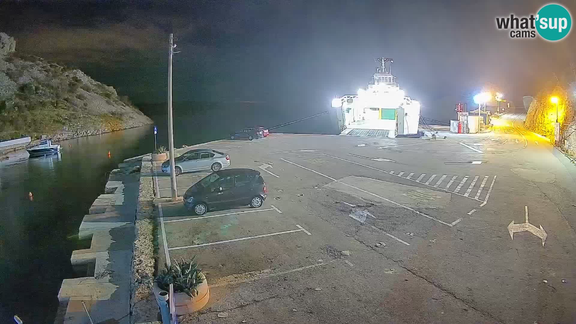 Webcam porto traghetti di Prizna – per l’isola di Pag